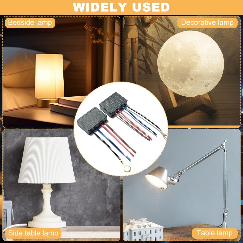 Interruptor Regulador Táctil 2 Piezas EMVANV 3 Niveles