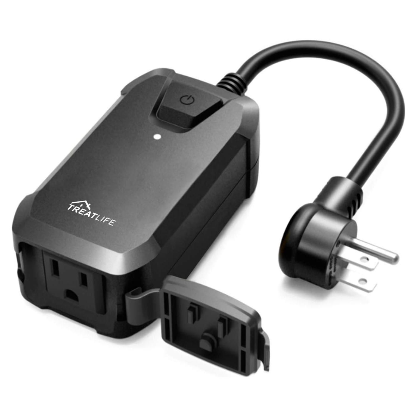 Enchufe Regulador Inteligente TREATLIFE IP44 400W Control Remoto