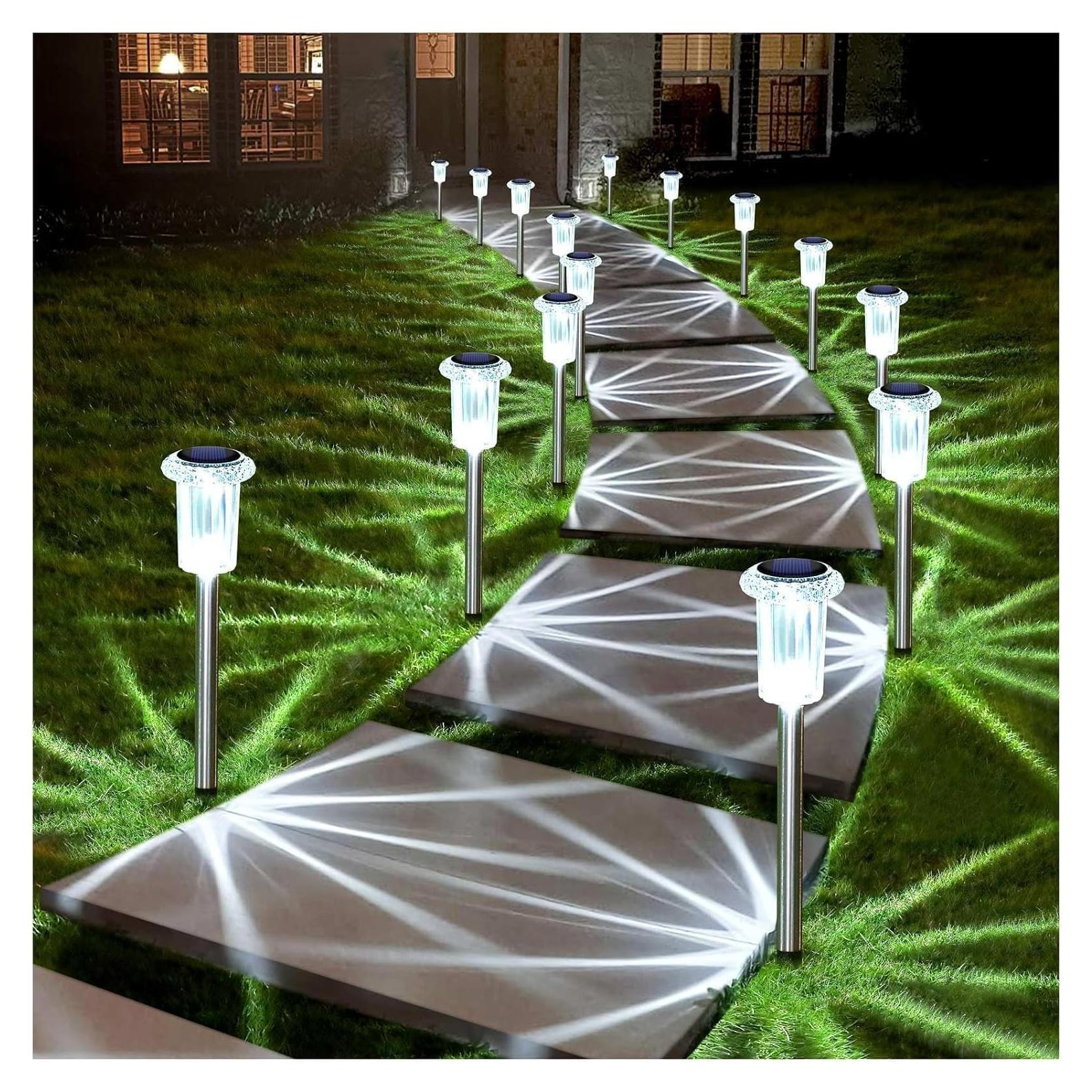 Luces Solares DenicMic LED 6000K Impermeables 10 Paquete