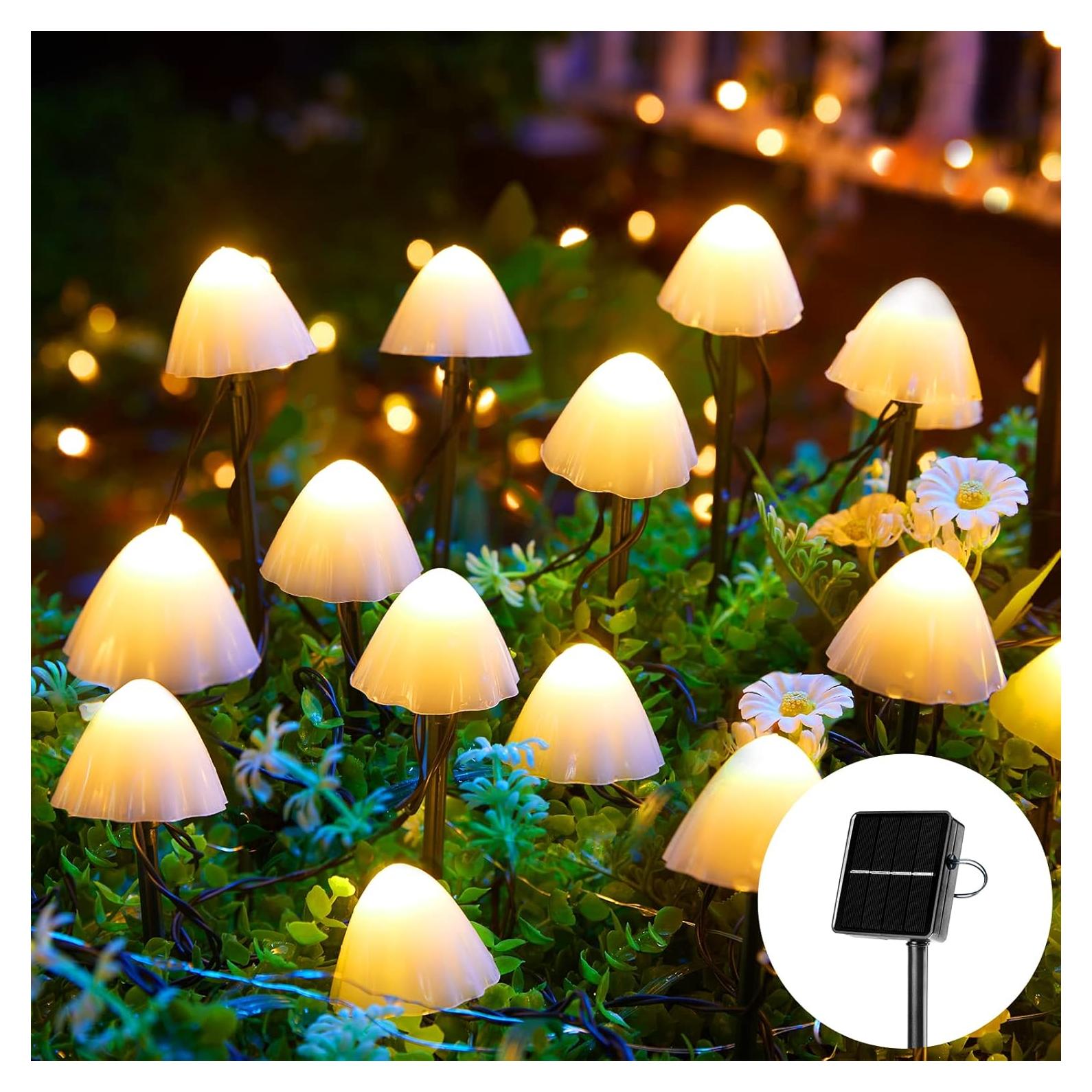 Luces de Jardín Solar Brightown 20 LED 10m IP65 Decorativas