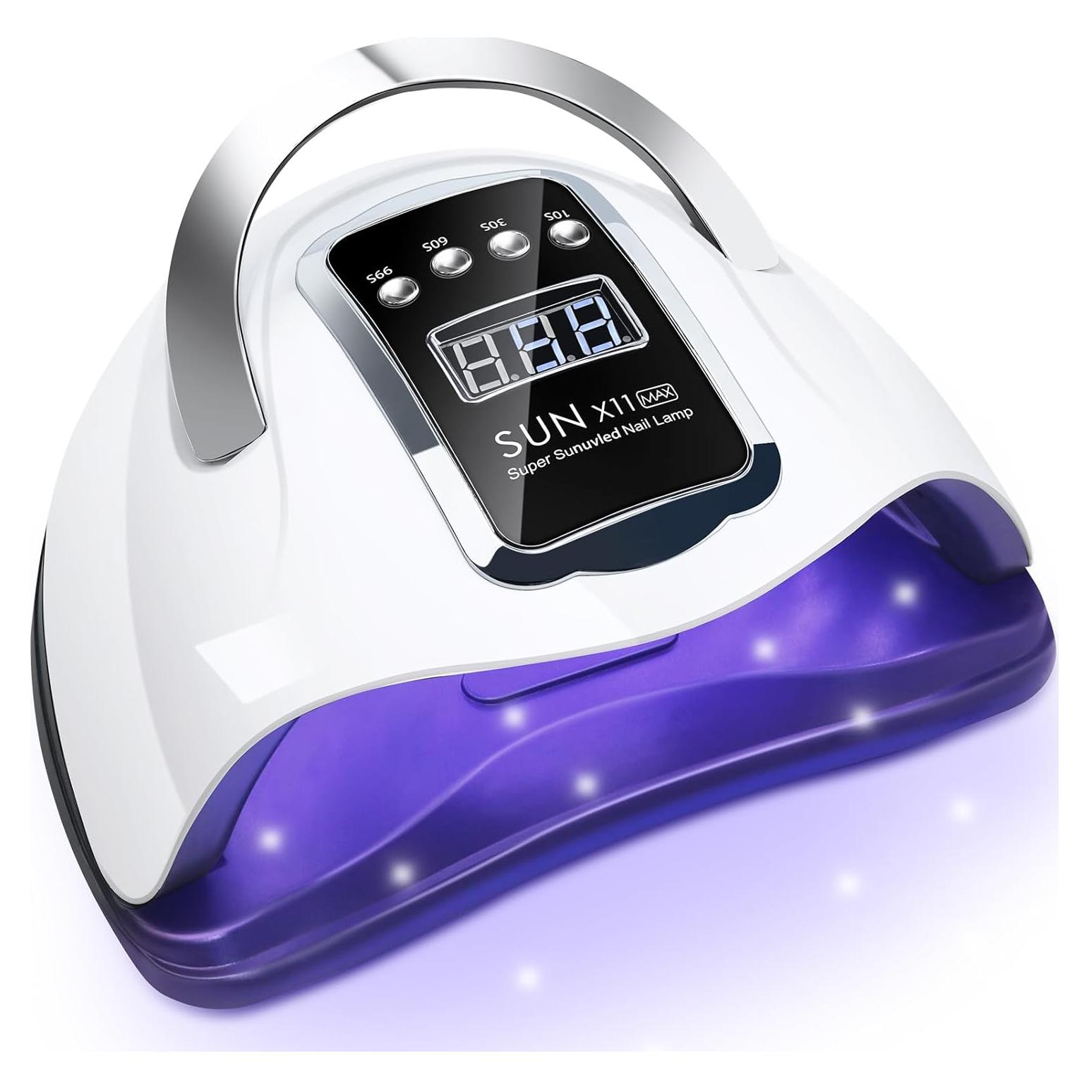 Lámpara de Uñas UV LED Wisdompark 180W con Sensor Automático