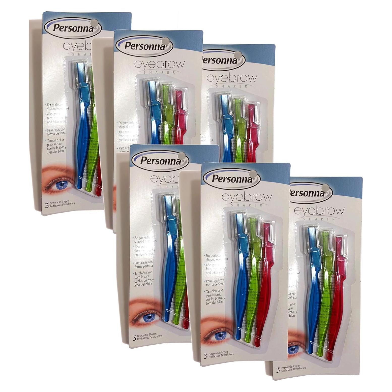 Cortador de Cejas Personna - Paquete de 6 Unidades