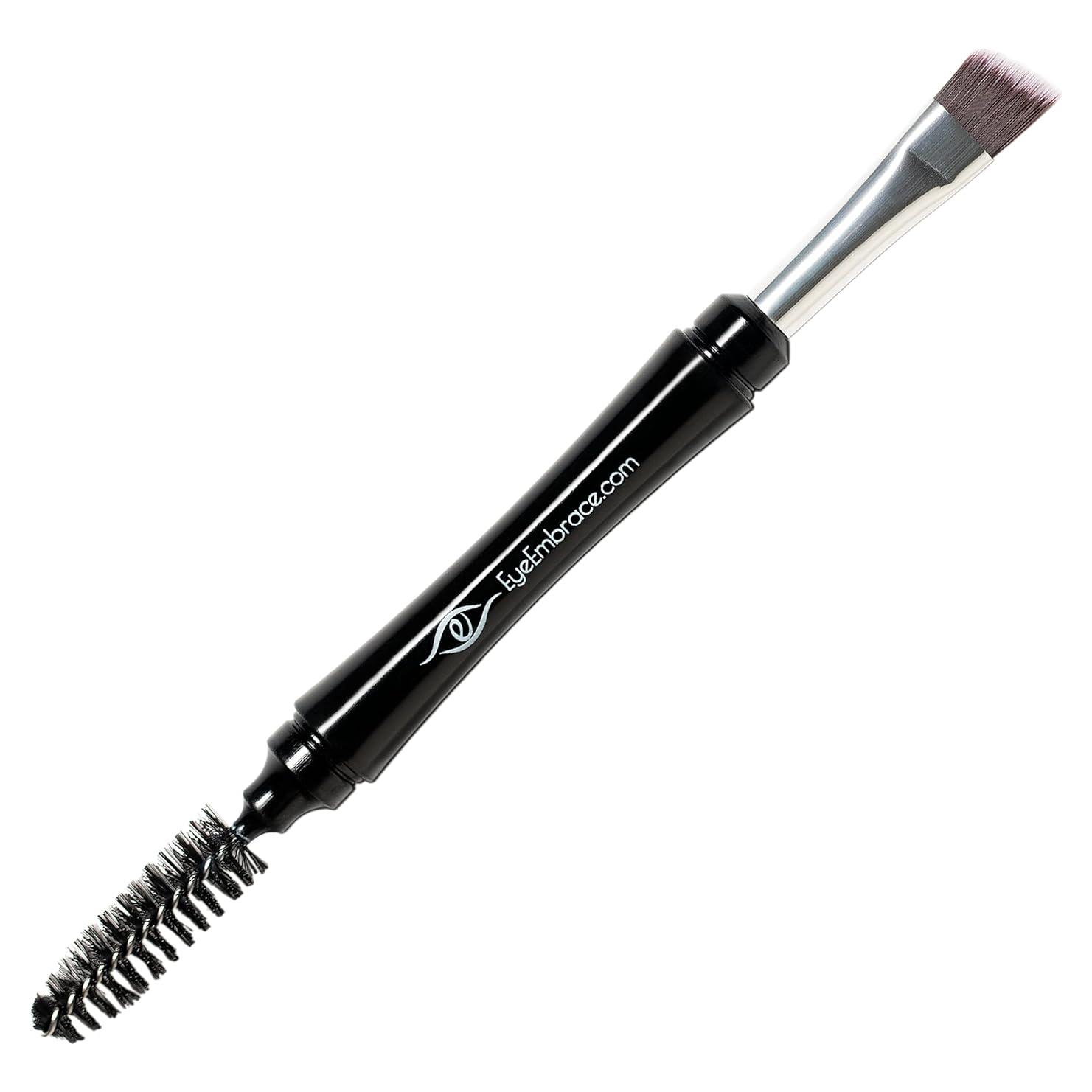 Brocha de Cejas Angulada Eye Embrace Pro Grip Doble Extremo