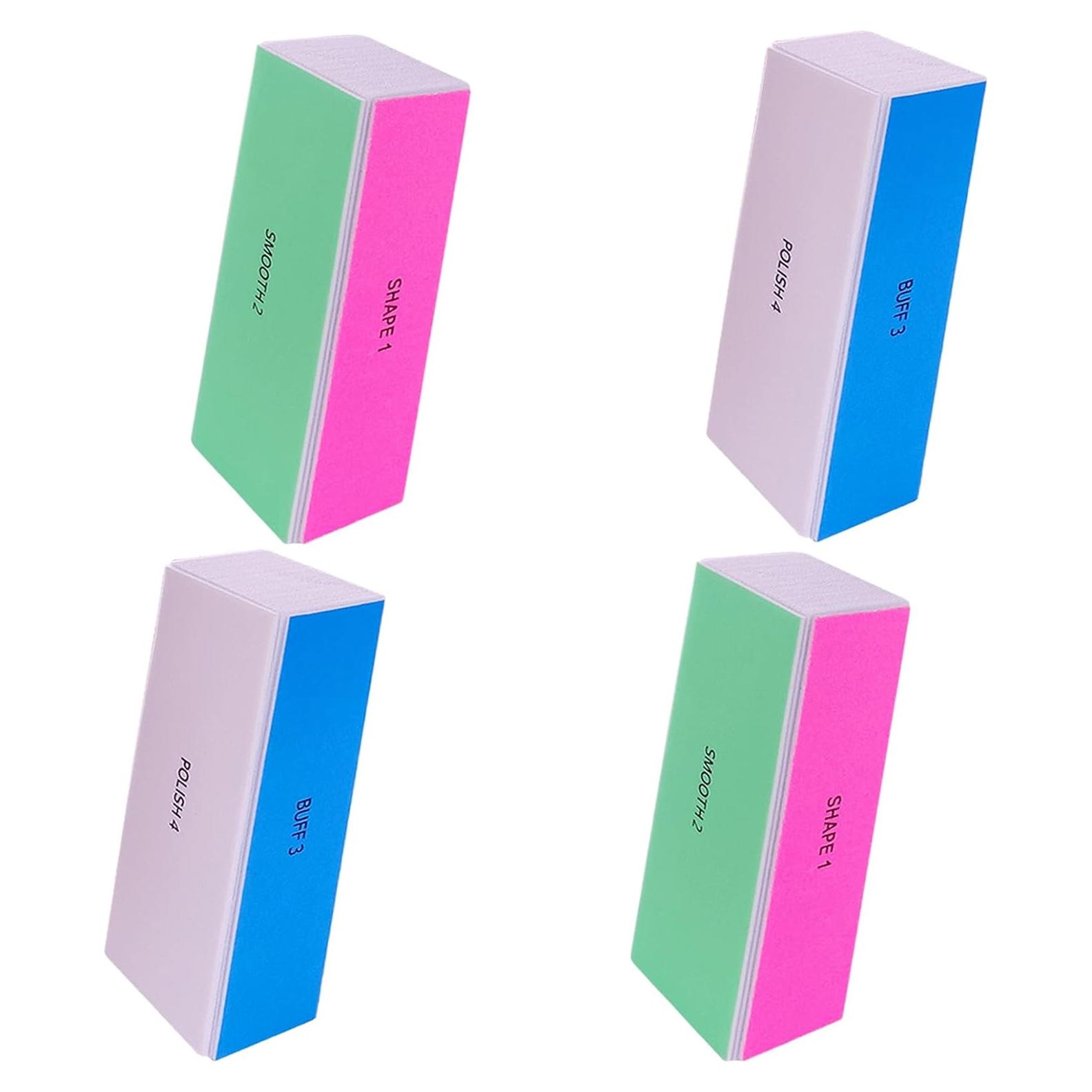 Bloques de Pulido de Uñas HomeyEra - 4 Piezas, 4 Vías