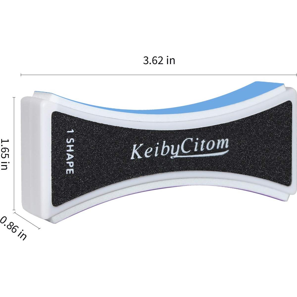 Bloque Pulidor de Uñas Keiby Citom - 4 Lados, 2 Pcs