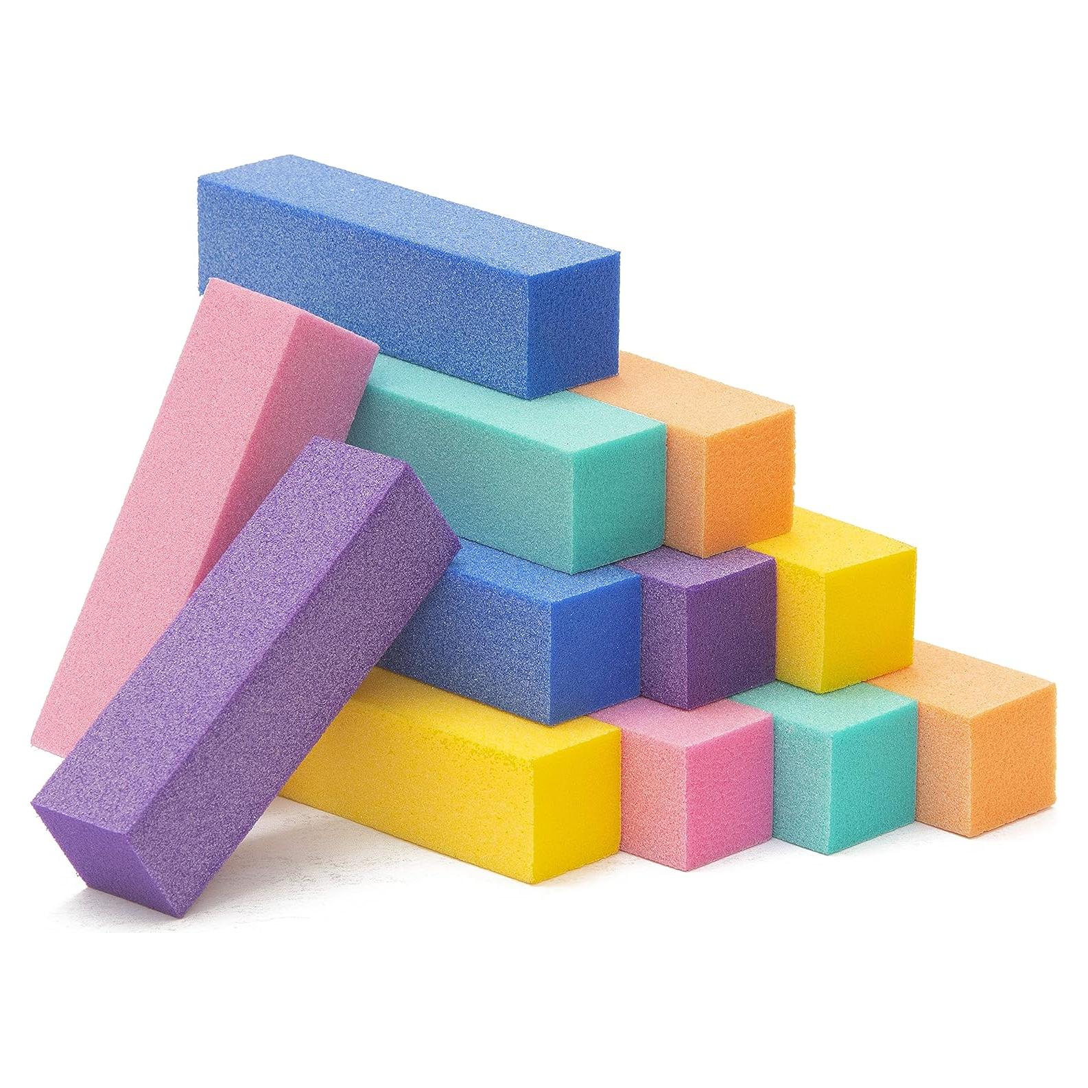 Bloques de Pulido de Uñas Morary, Paquete de 12, Grano Medio