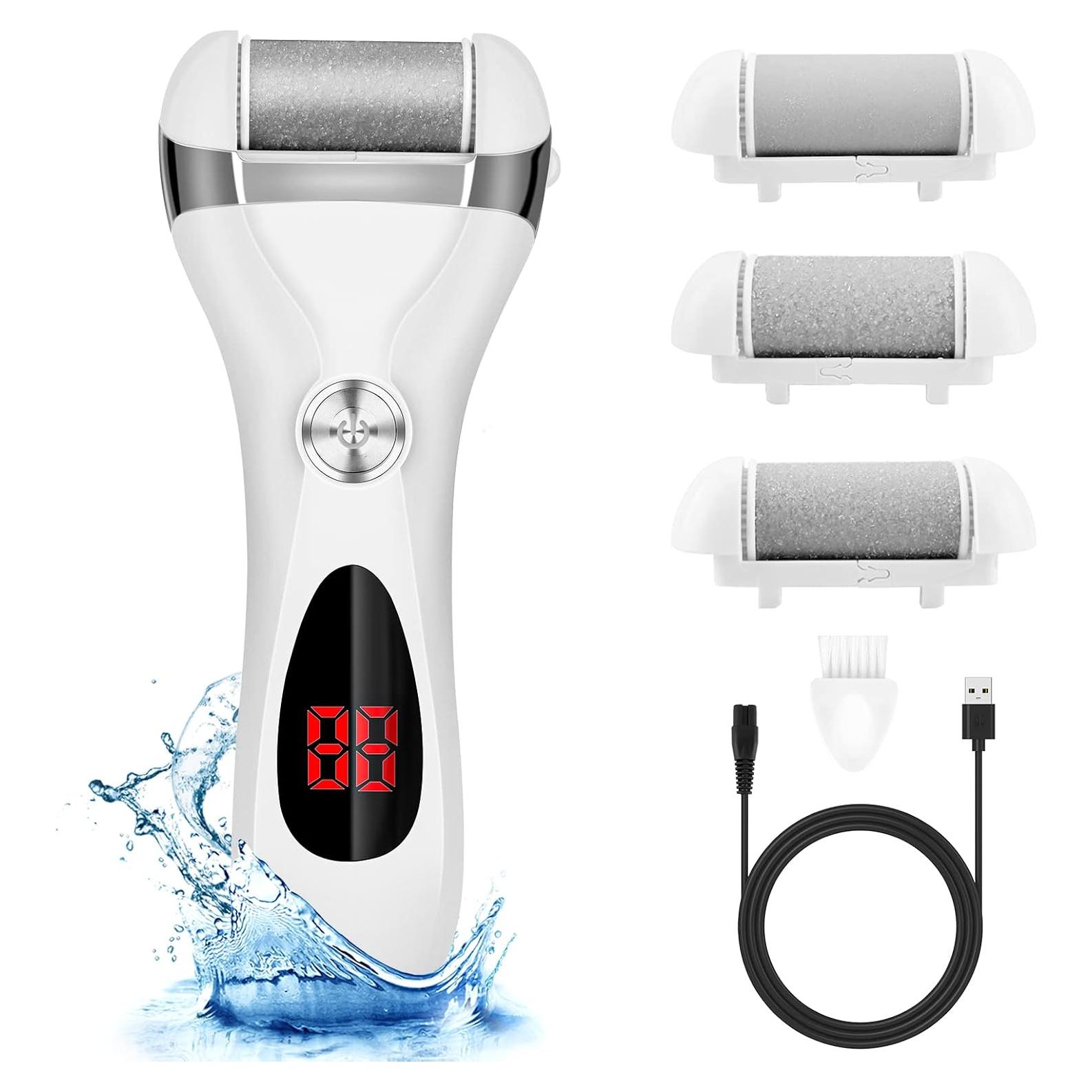 Removedor de Callos Eléctrico Elmchee con 3 Cabezas y Pantalla LED