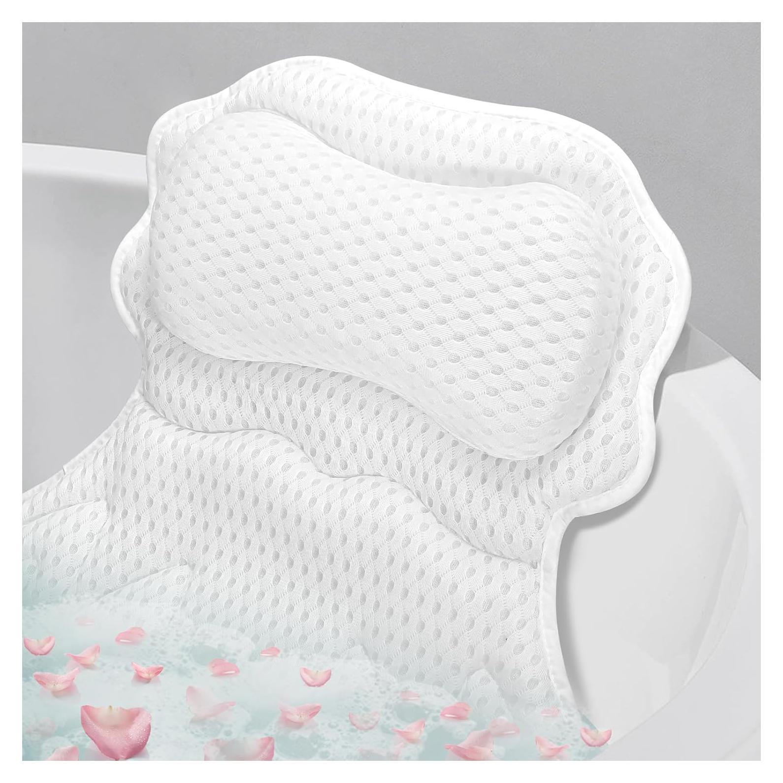 Almohada de Baño SetSail Ergonómica con Ventosas 45.7x45.7cm