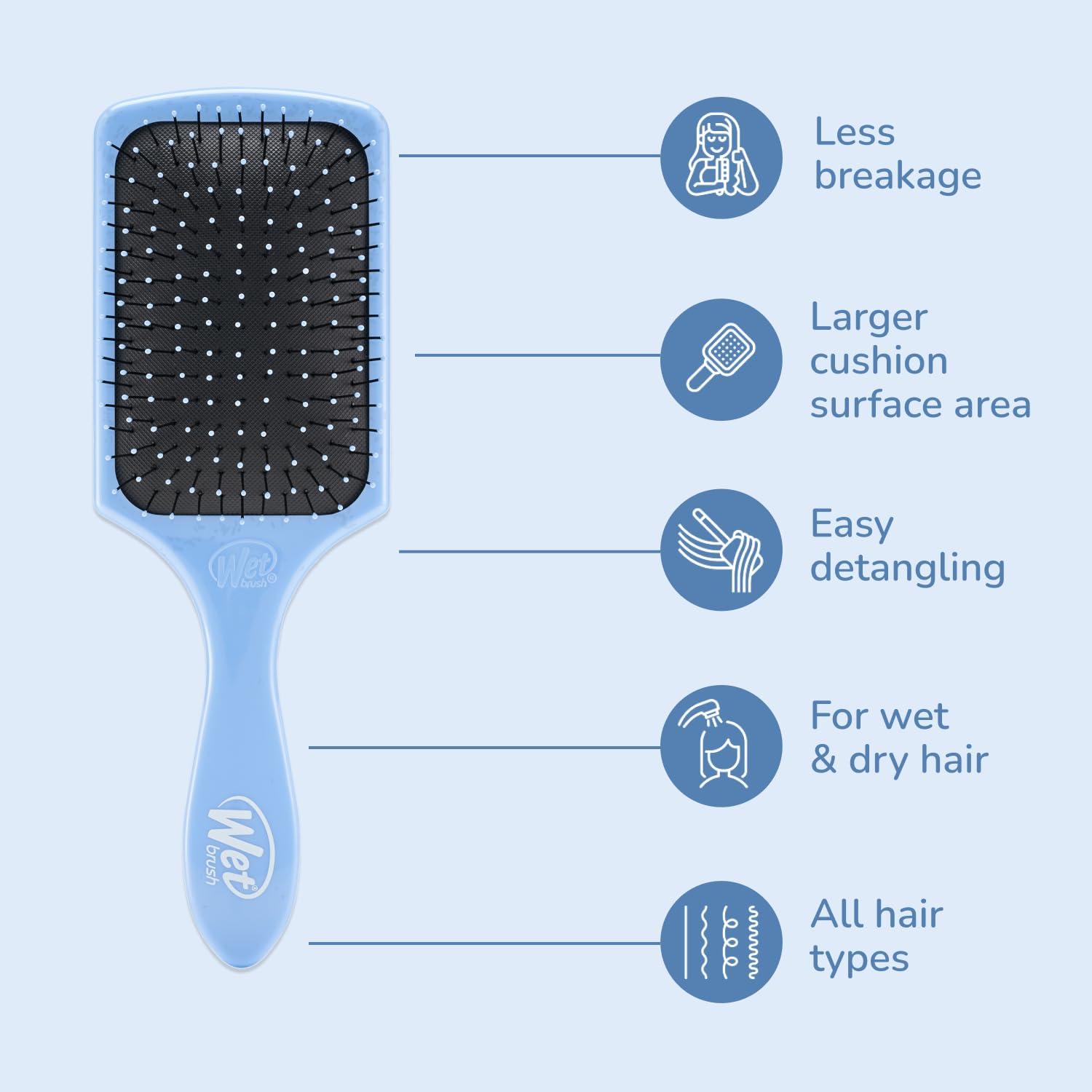 Cepillo Desenredante Paddle Wet Brush Cielo 1 Cuenta 100g