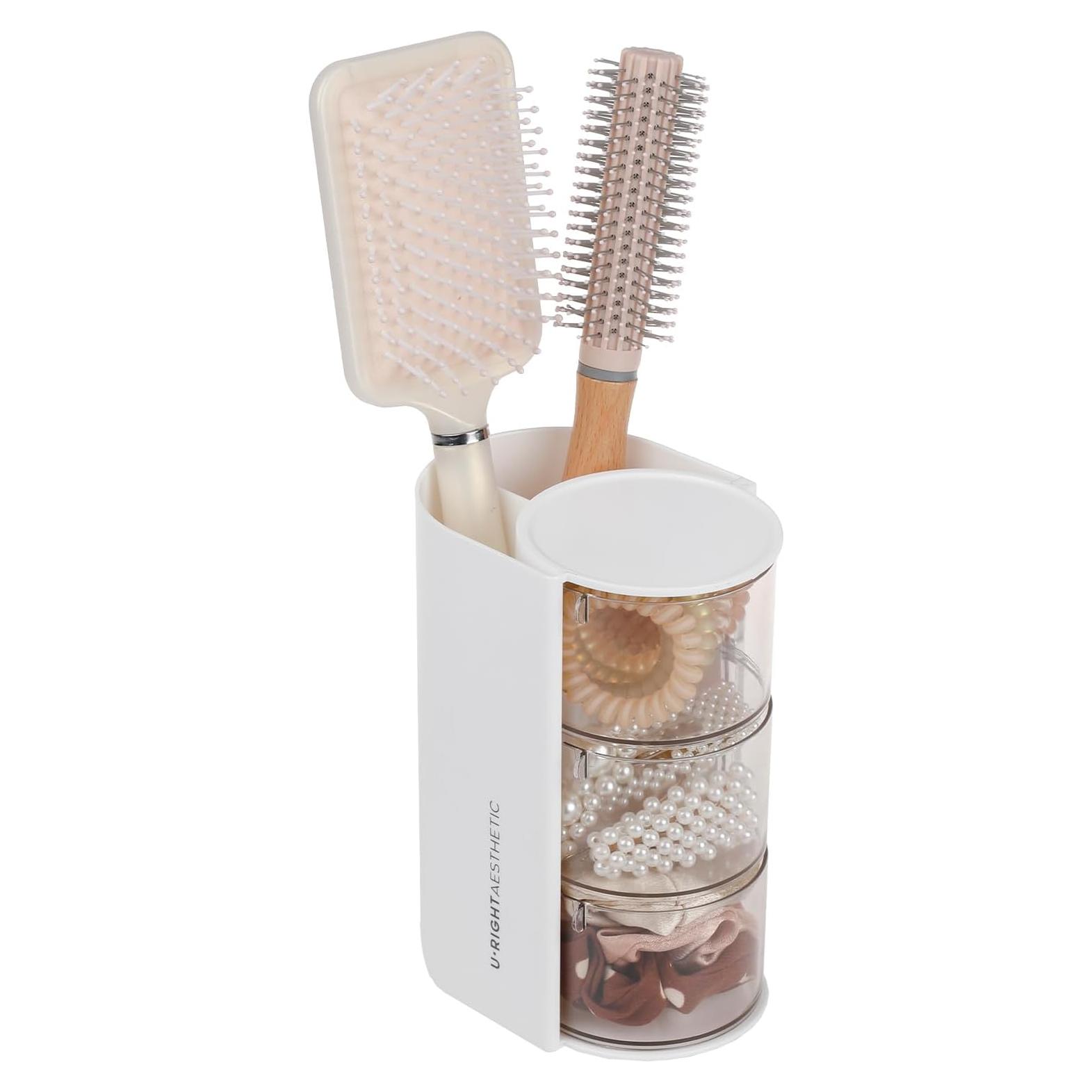 Organizador de Accesorios para el Cabello FABROK 3 Capas Blanco