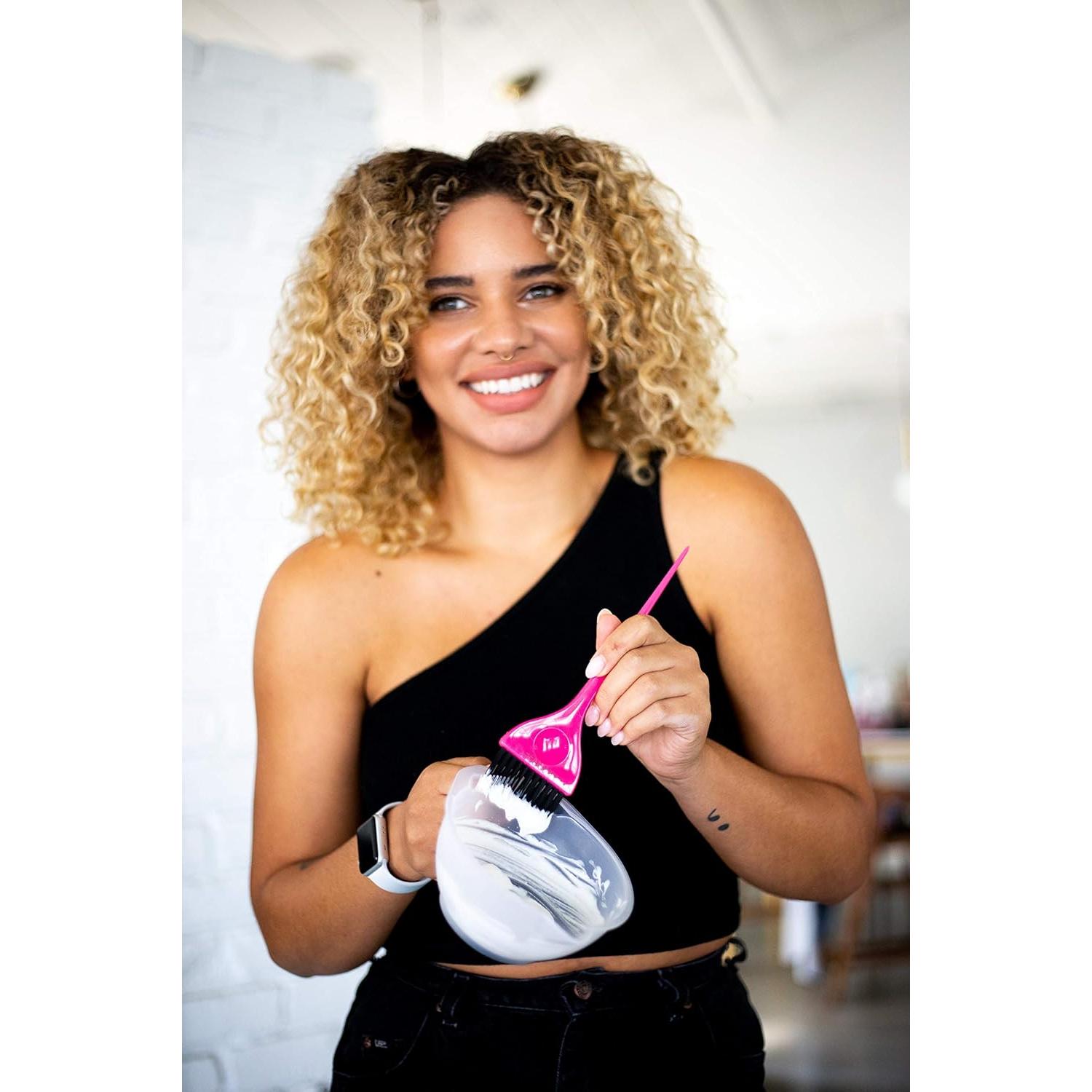 Brocha de Color de Cabello Framar Rosa - Cerdas AccuSoft