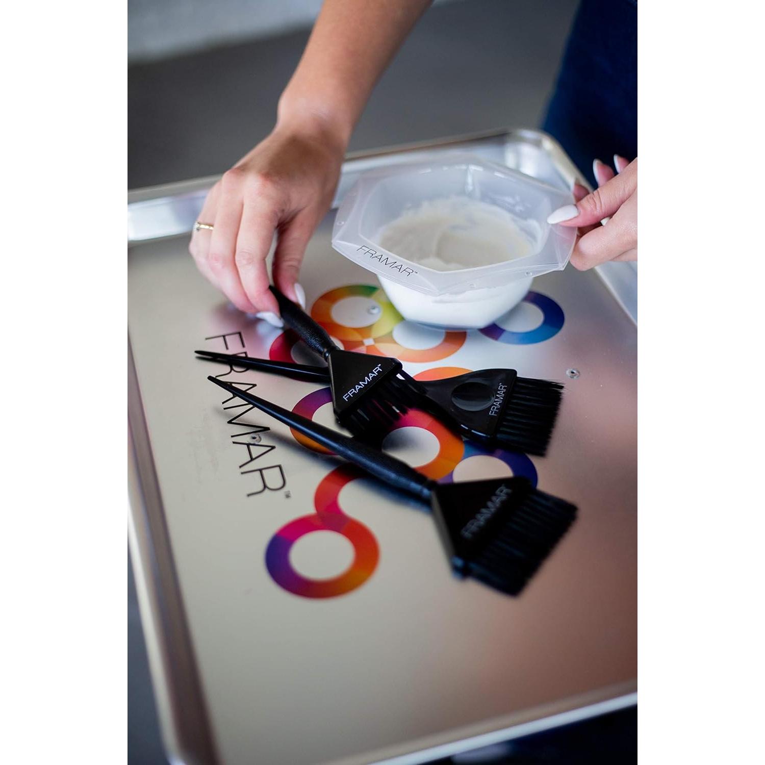 Juego de Brochas para Color de Cabello Framar - 3 Piezas