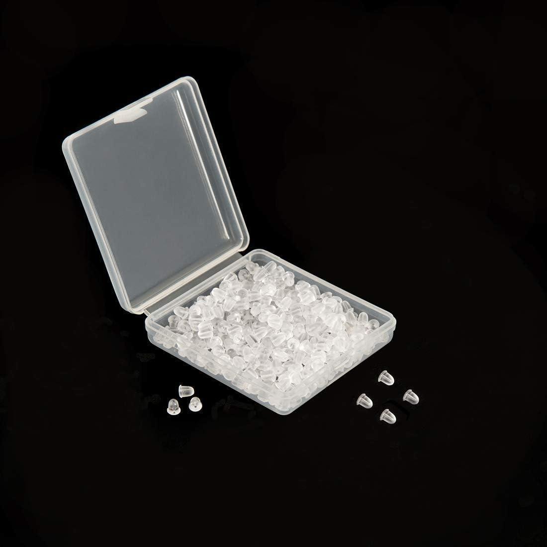 Tapones de Silicona iBayam 1200 Pcs Almohadillas Transparentes