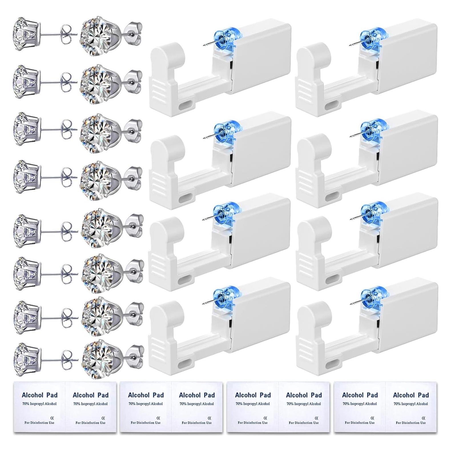 Kit de Perforación de Orejas Novopiercing 24 Pcs Seguro e Indoloro