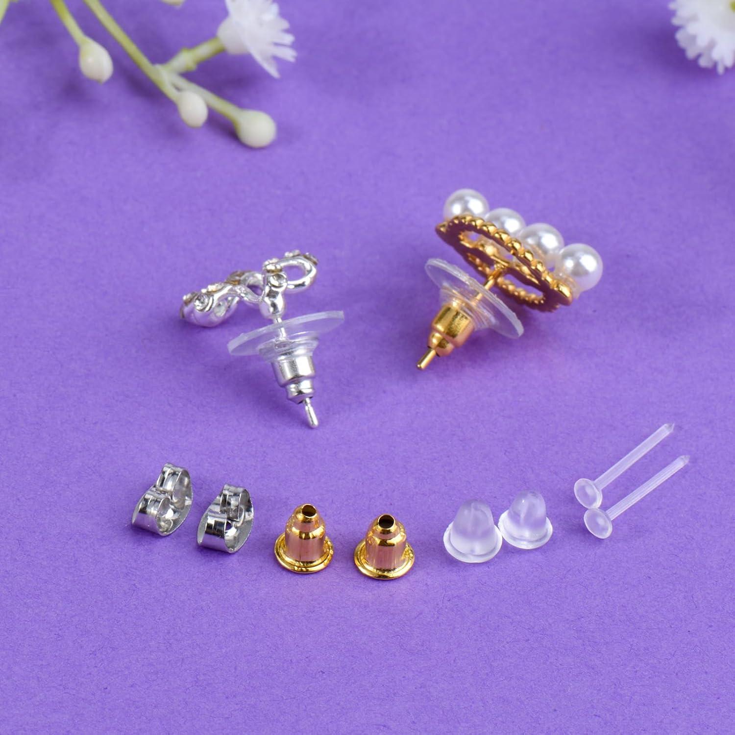 Respaldos de Aretes de Silicona Hipoalergénicos 600Pcs DSOMHZ