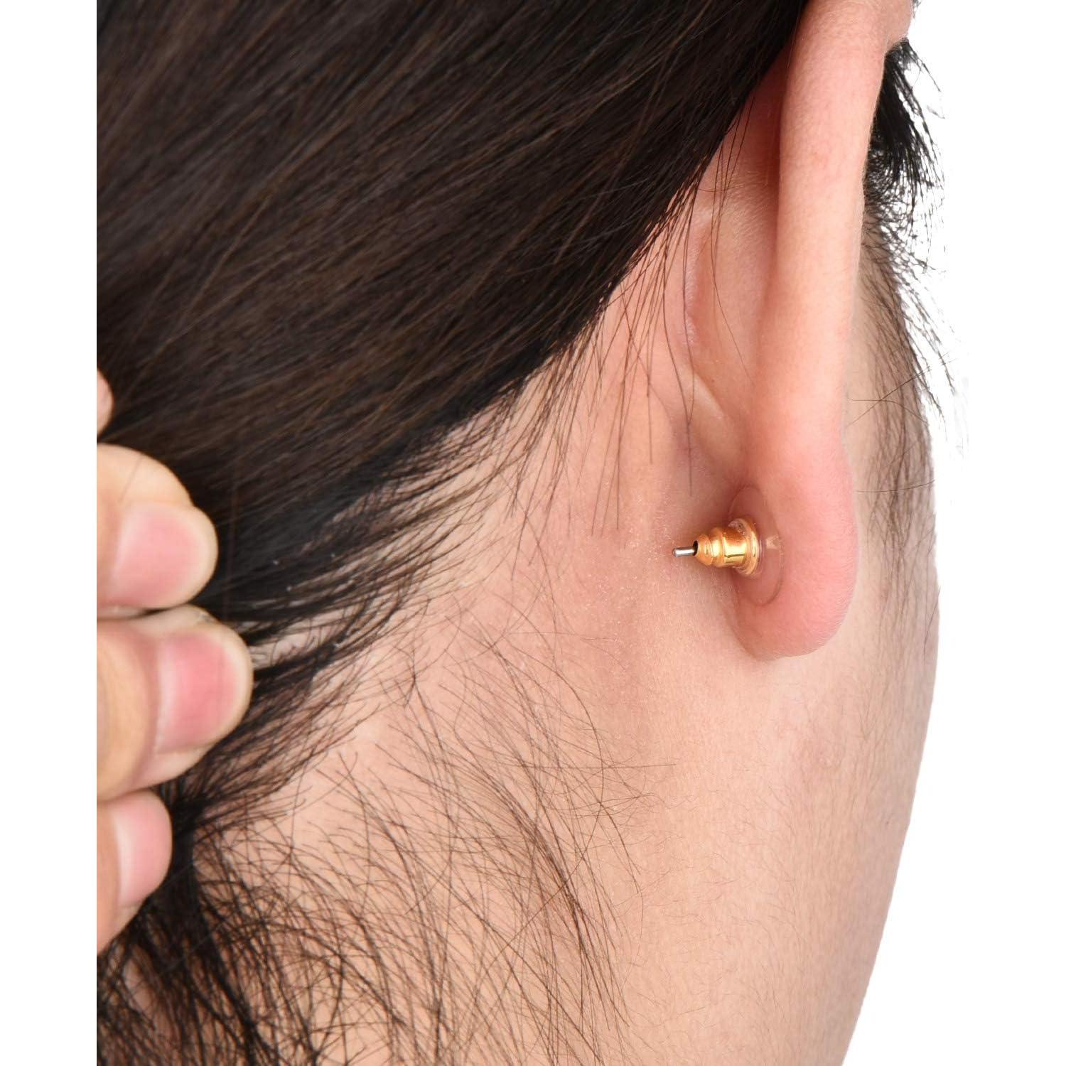 200 Piezas Respaldo de Pendientes Oro Outus - Goma