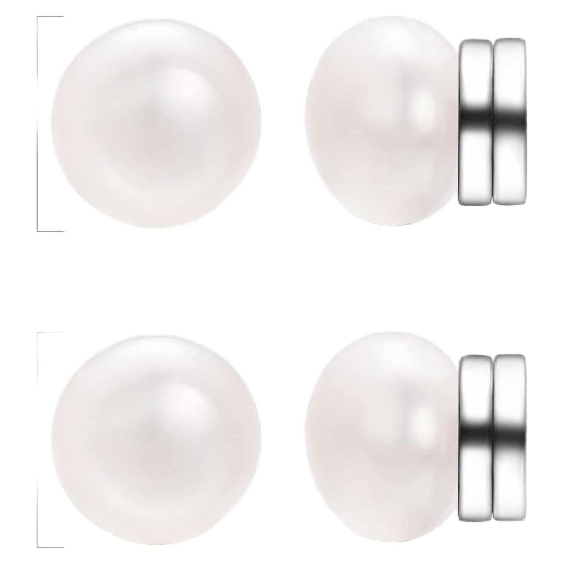 Pendientes Magnéticos de Perlas Airokiy 8mm para Mujeres