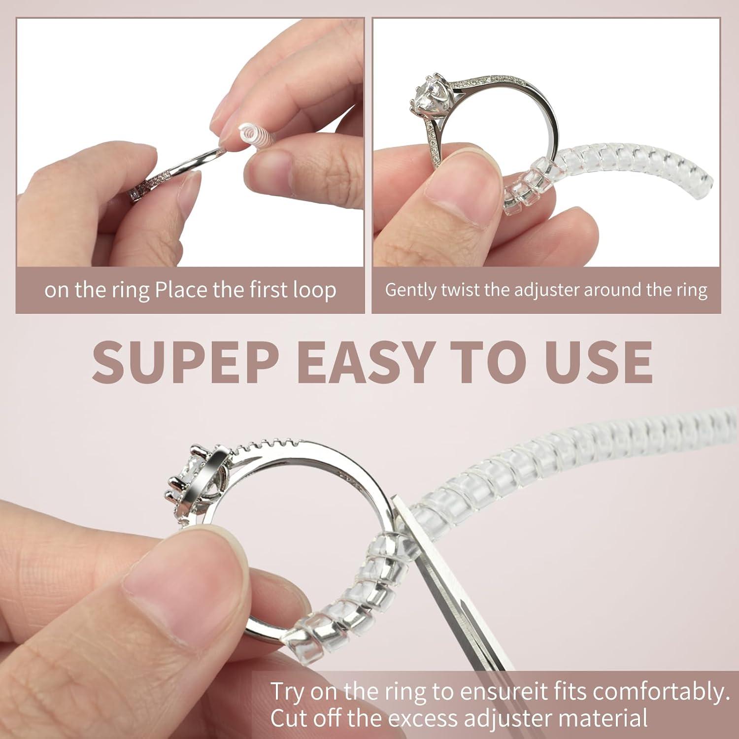 Ajustador de Tamaño de Anillo Ottemax - 12 Piezas, 4 Tamaños