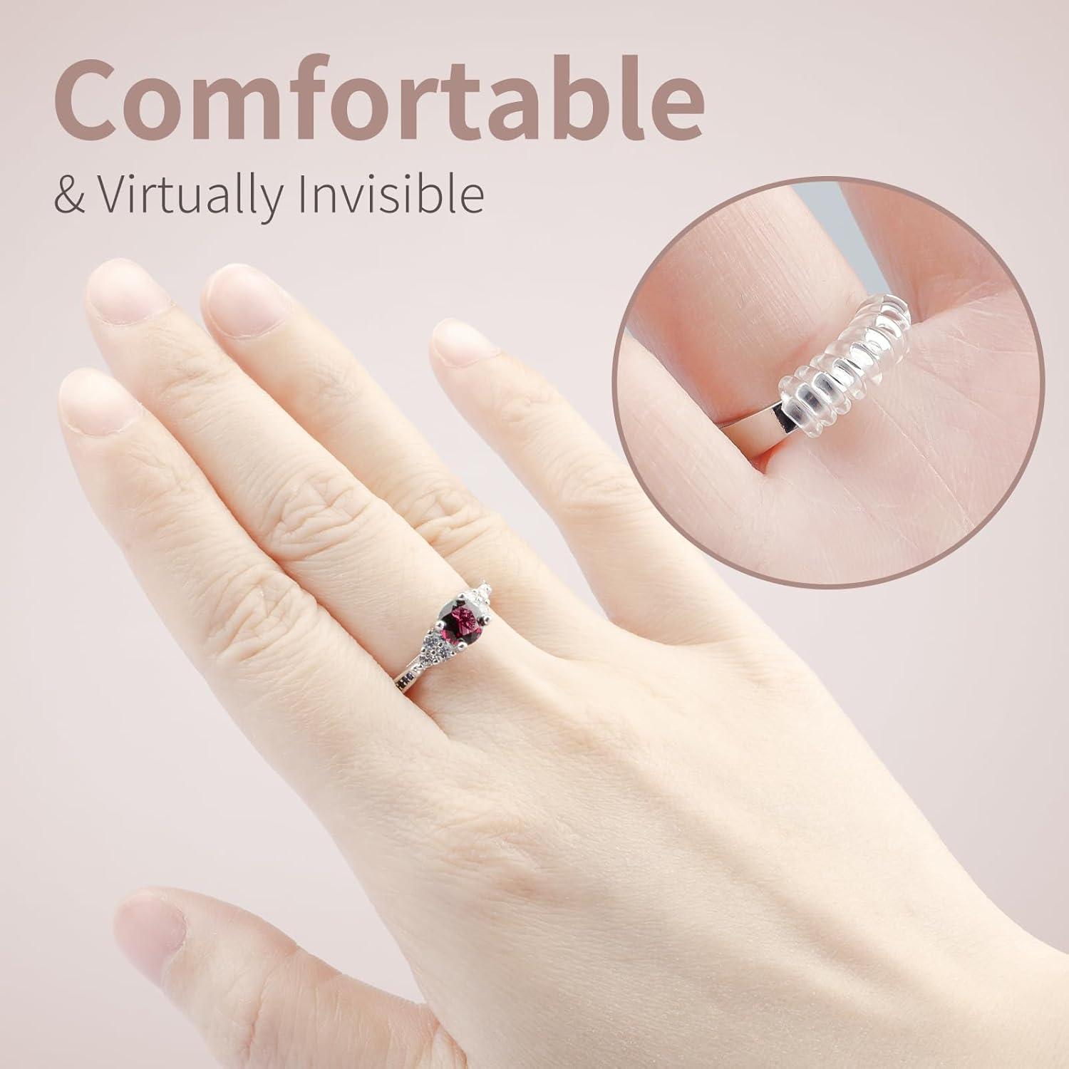 Ajustador de Tamaño de Anillo Ottemax - 12 Piezas, 4 Tamaños