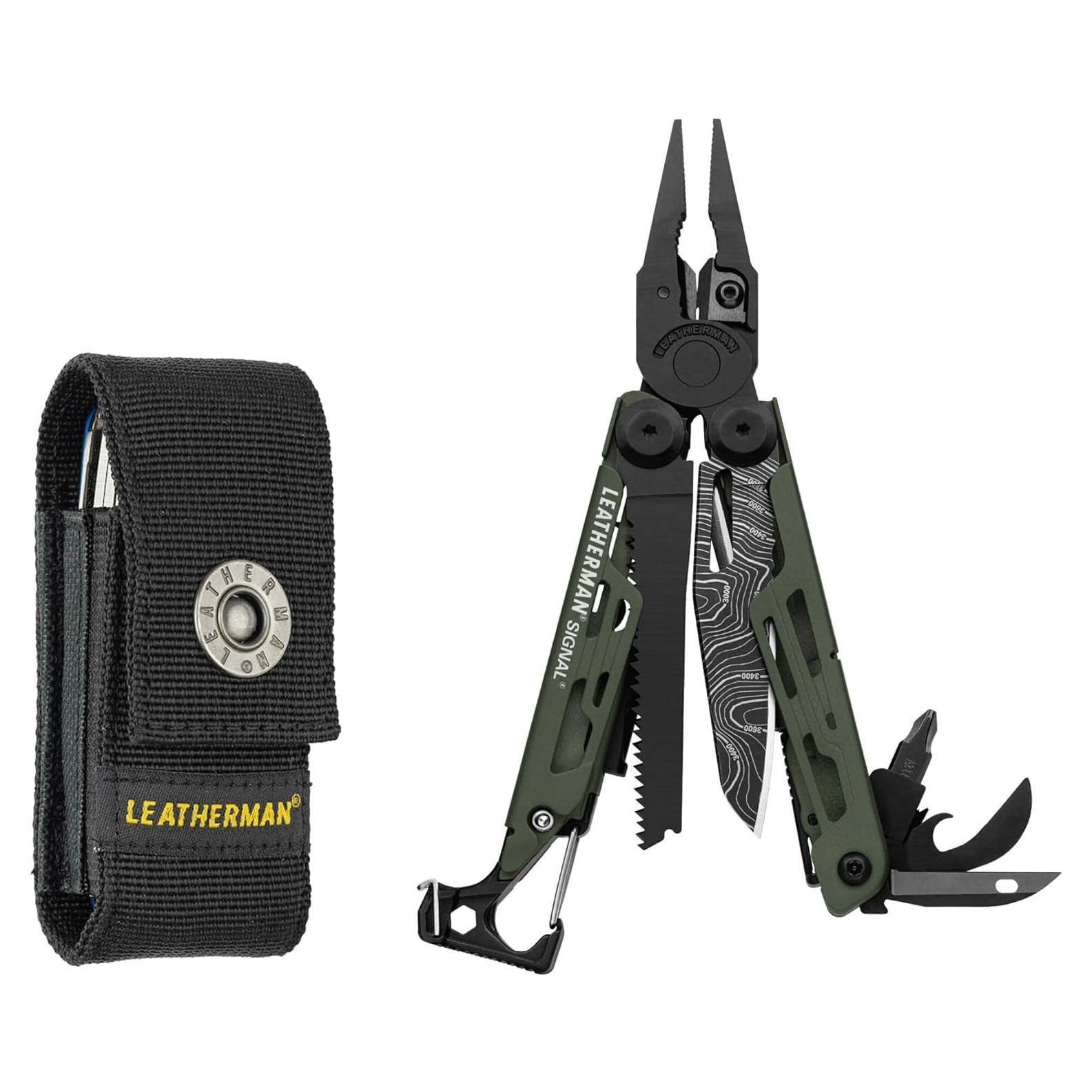 Multi-herramienta LEATHERMAN Signal 19 en 1 para Camping