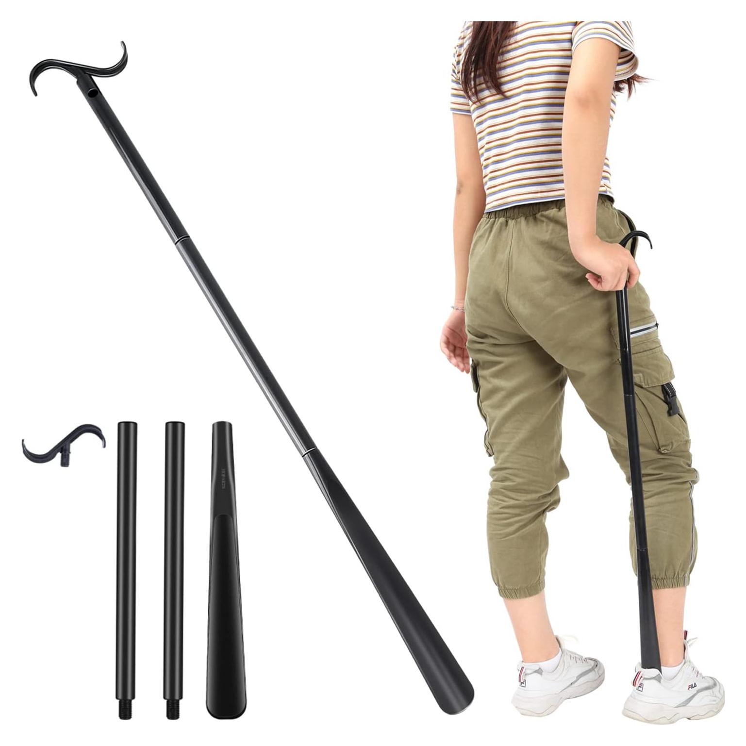 Bastón de Vestir Ajustable con Cuchara para Zapatos JJDPARTS 83 cm