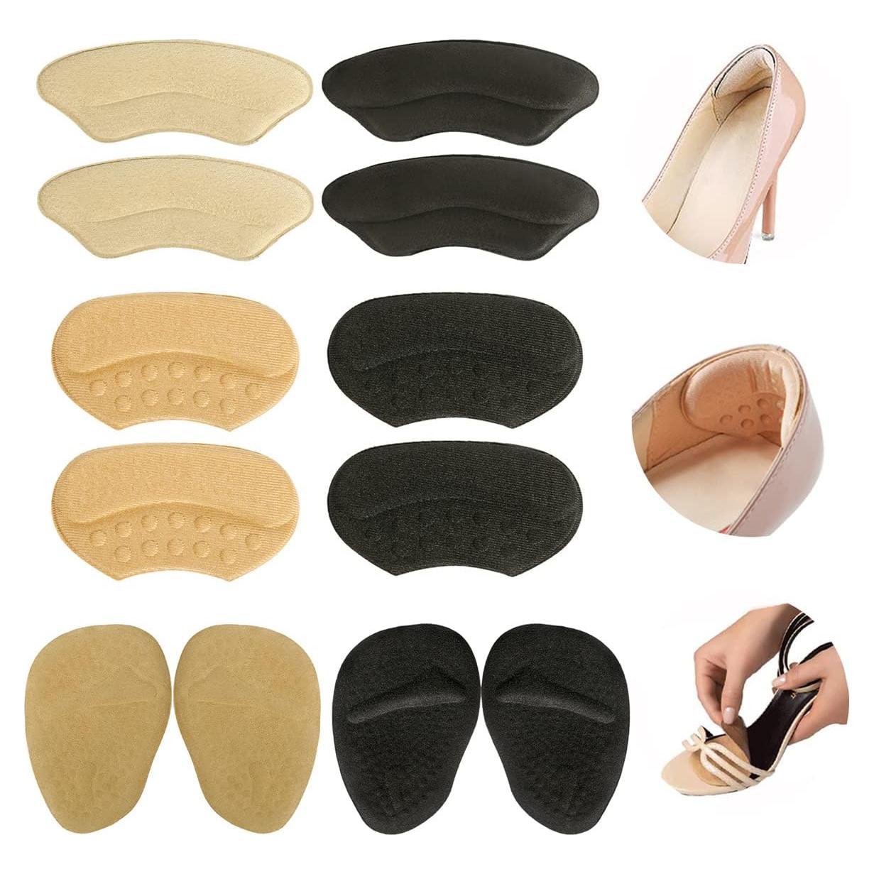 Almohadillas para Talones y Metatarsales HMKT - Beige y Negro