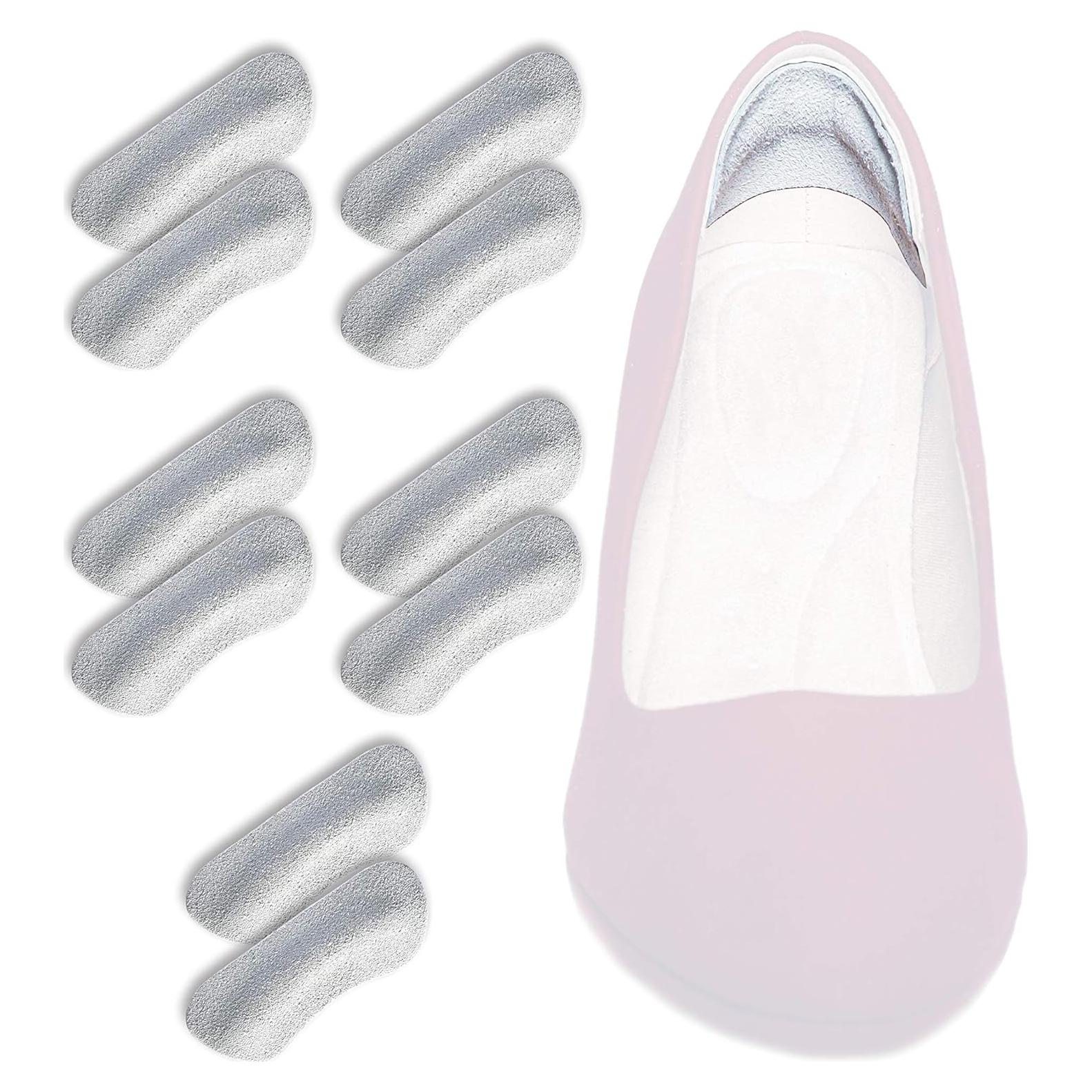 Agarre de Talón Pedag Stop de Cuero Suave - 5 Pares Unisex