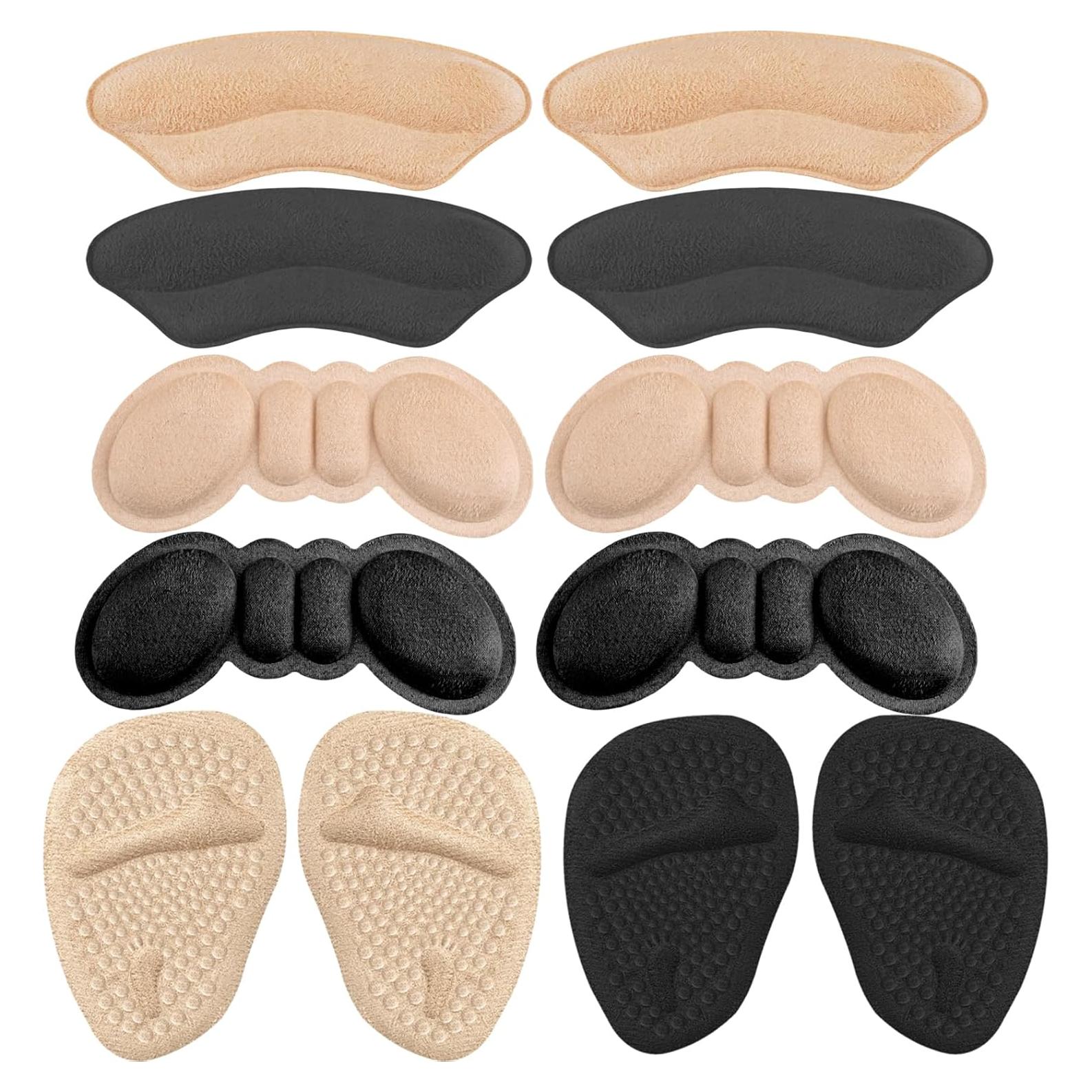 6 Pares de Almohadillas para Talones Viybtue - Comodidad para Tacones