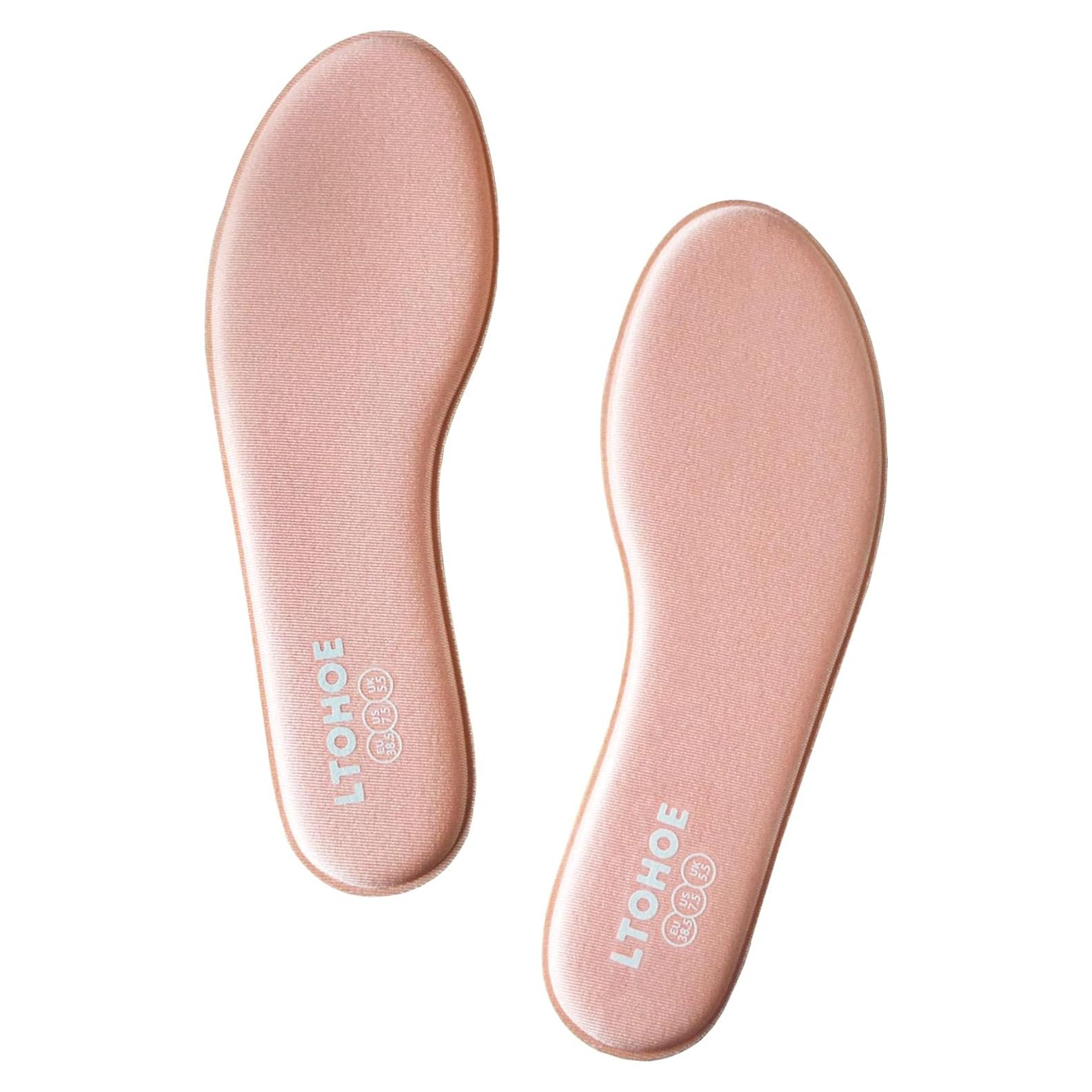 Plantillas de Espuma de Memoria LTOHOE Rosa 7.5 US - Alivio Dolor