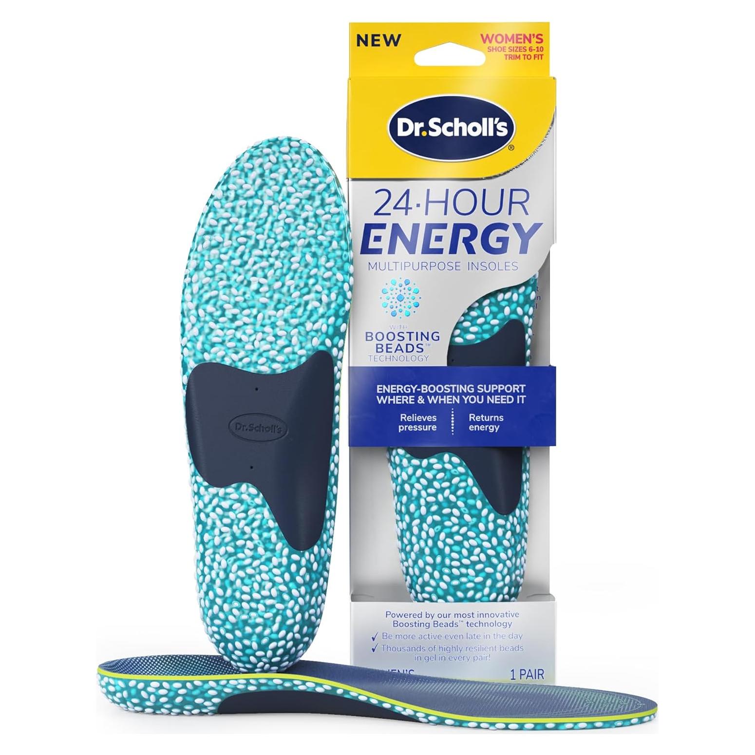 Plantillas Energía 24 Horas Dr. Scholl's Talla 6-10 Azul