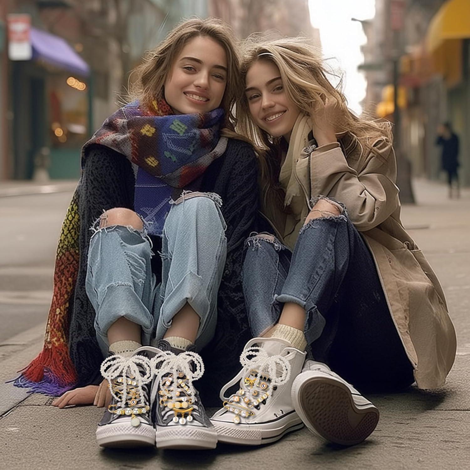 Encantos de Zapatos AIERSA 43 Piezas para Zapatillas y Calcetines