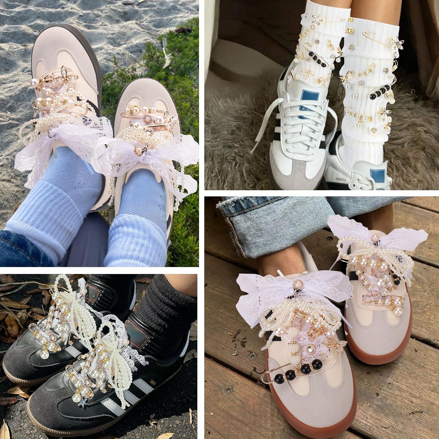 Encantos de Zapatos AIERSA 43 Piezas para Zapatillas y Calcetines