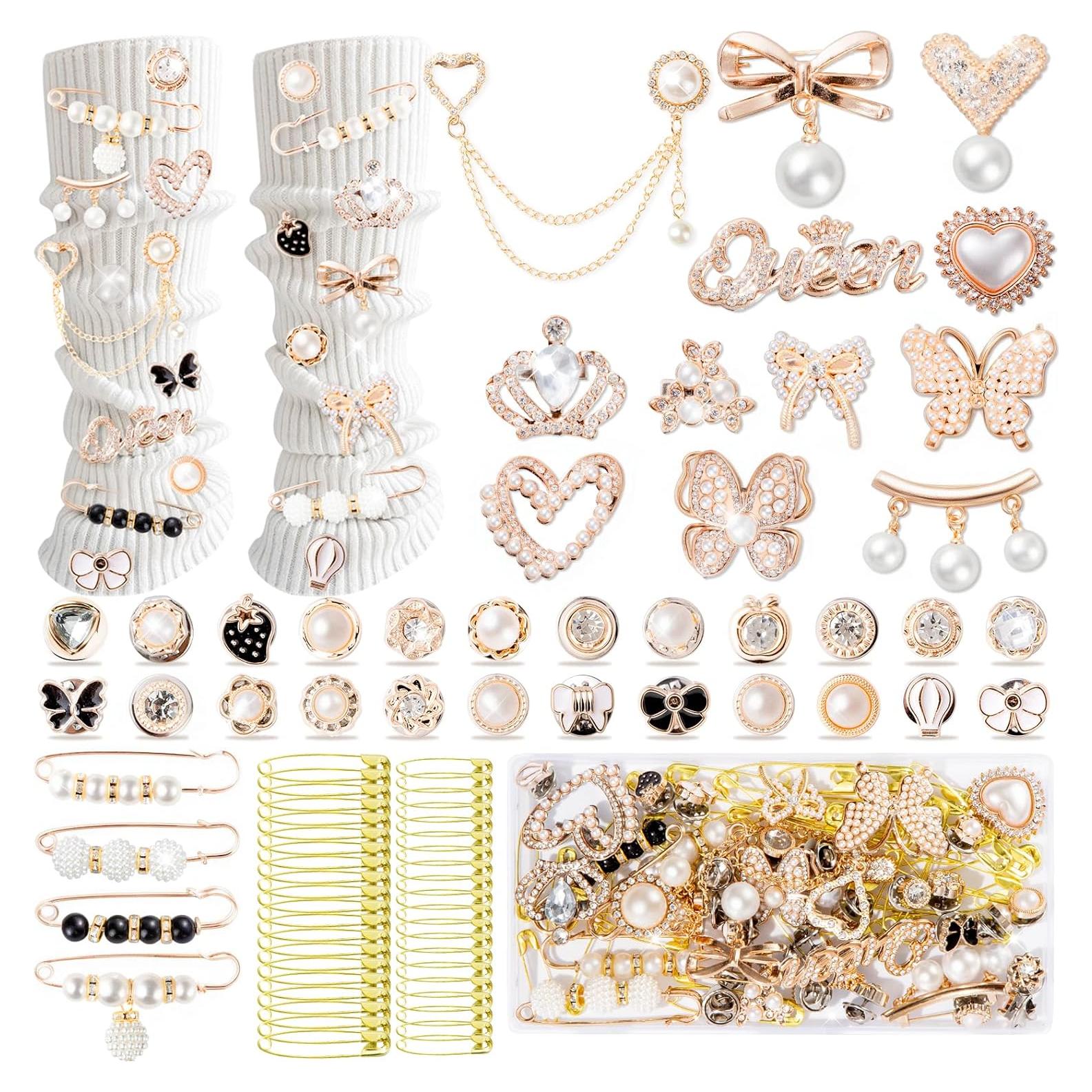 Kit de 80 Piezas de Encantos de Calcetines RQAYE - Personaliza tu Estilo