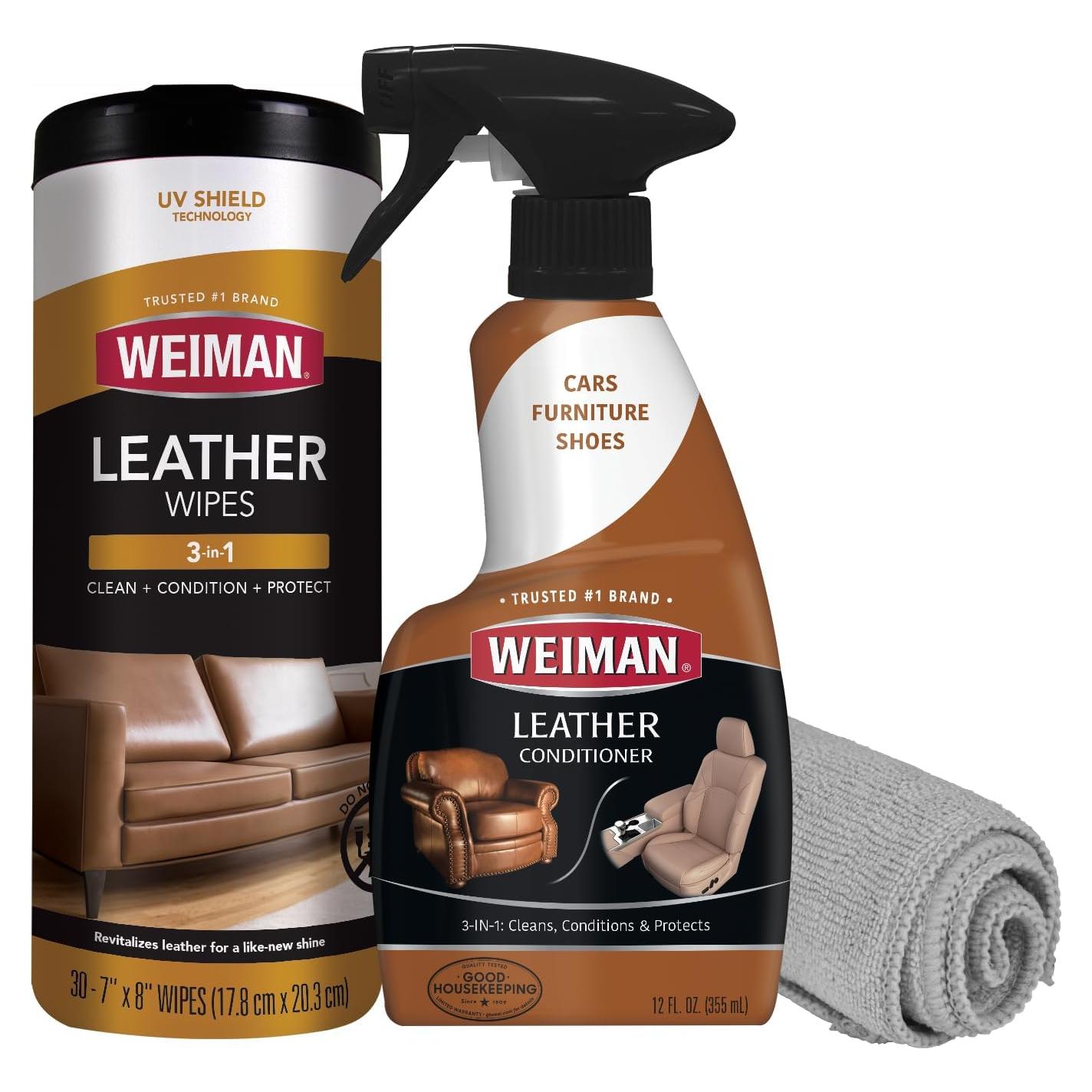 Kit Limpiador y Acondicionador de Cuero Weiman 0.75kg