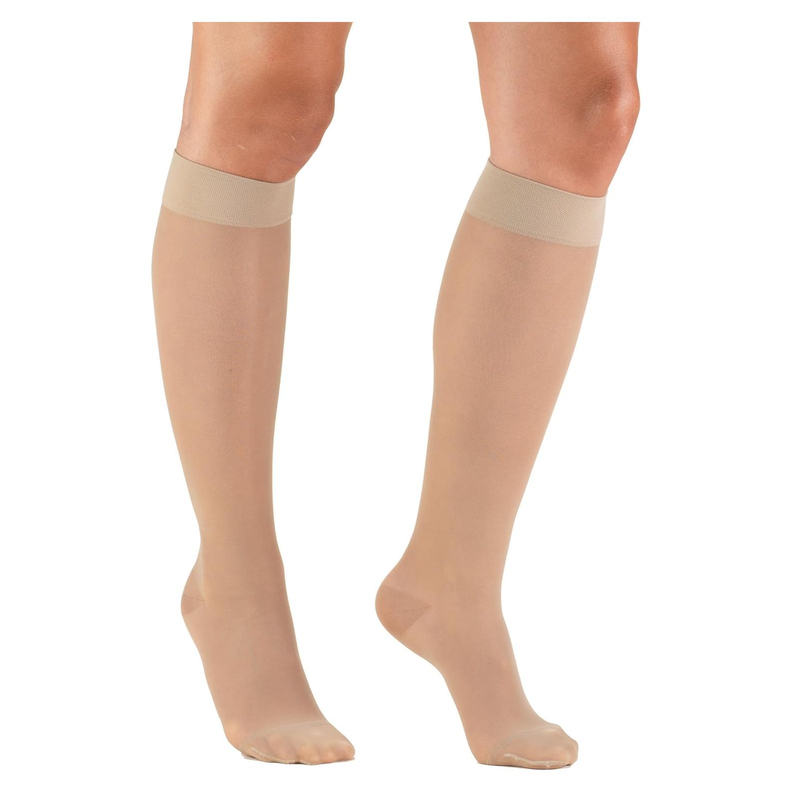 Medias de Compresión Truform 1773 para Mujeres, 15-20 mmHg, Nude