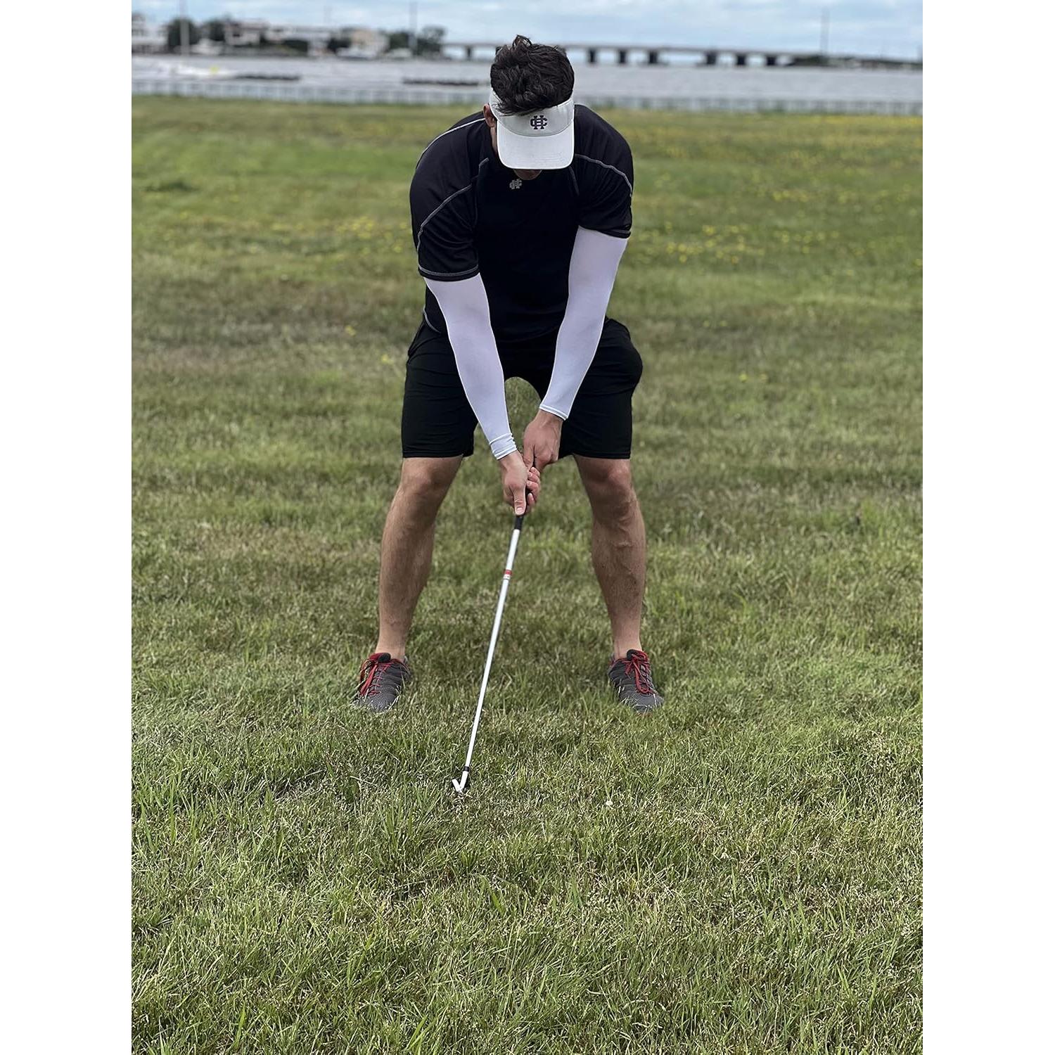 Mangas de Compresión Solar Aegend - 2 Pares Unisex UPF 50+