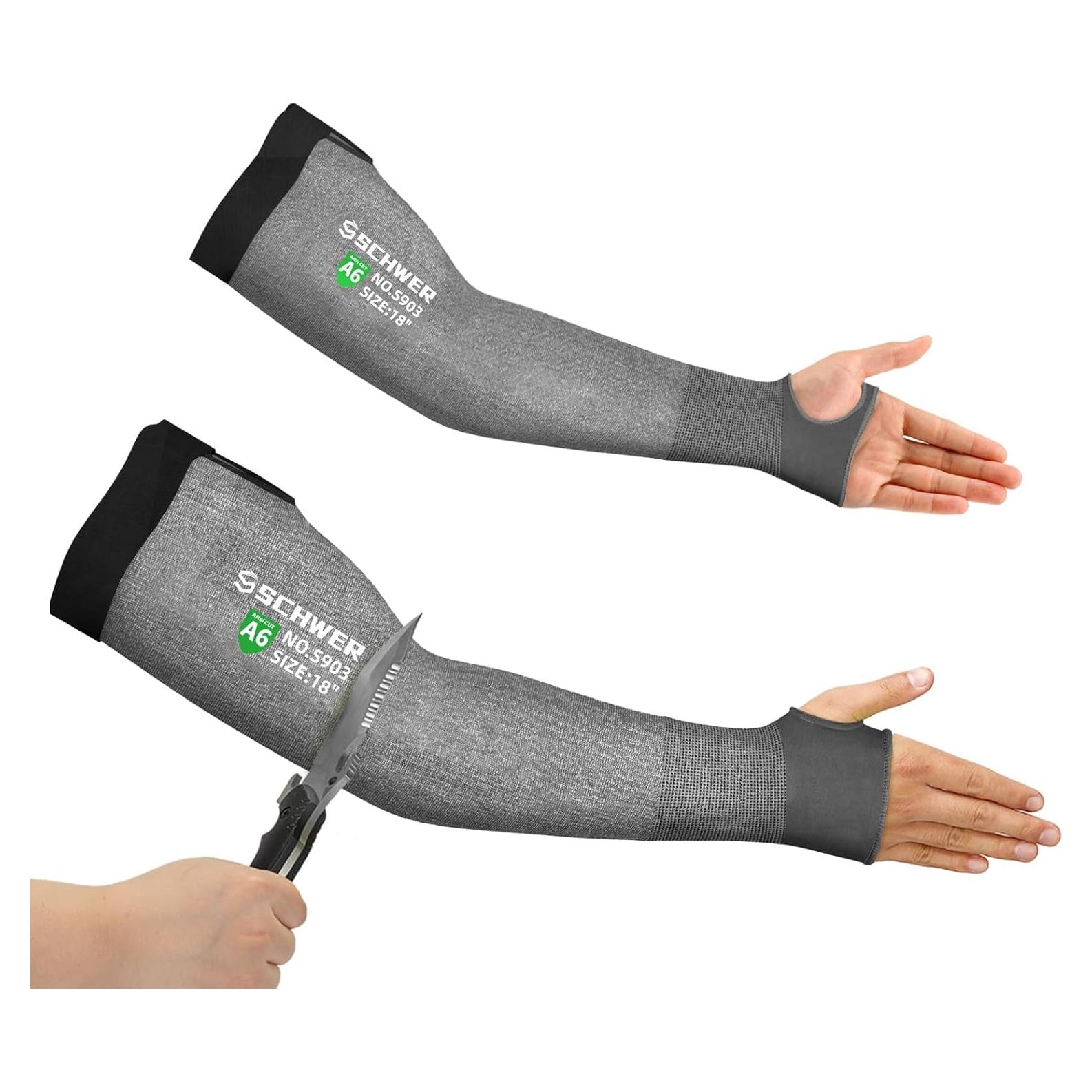 Mangas Resistentes a Cortes Schwer AIR-SKIN A6 45.72 cm UV UPF50+