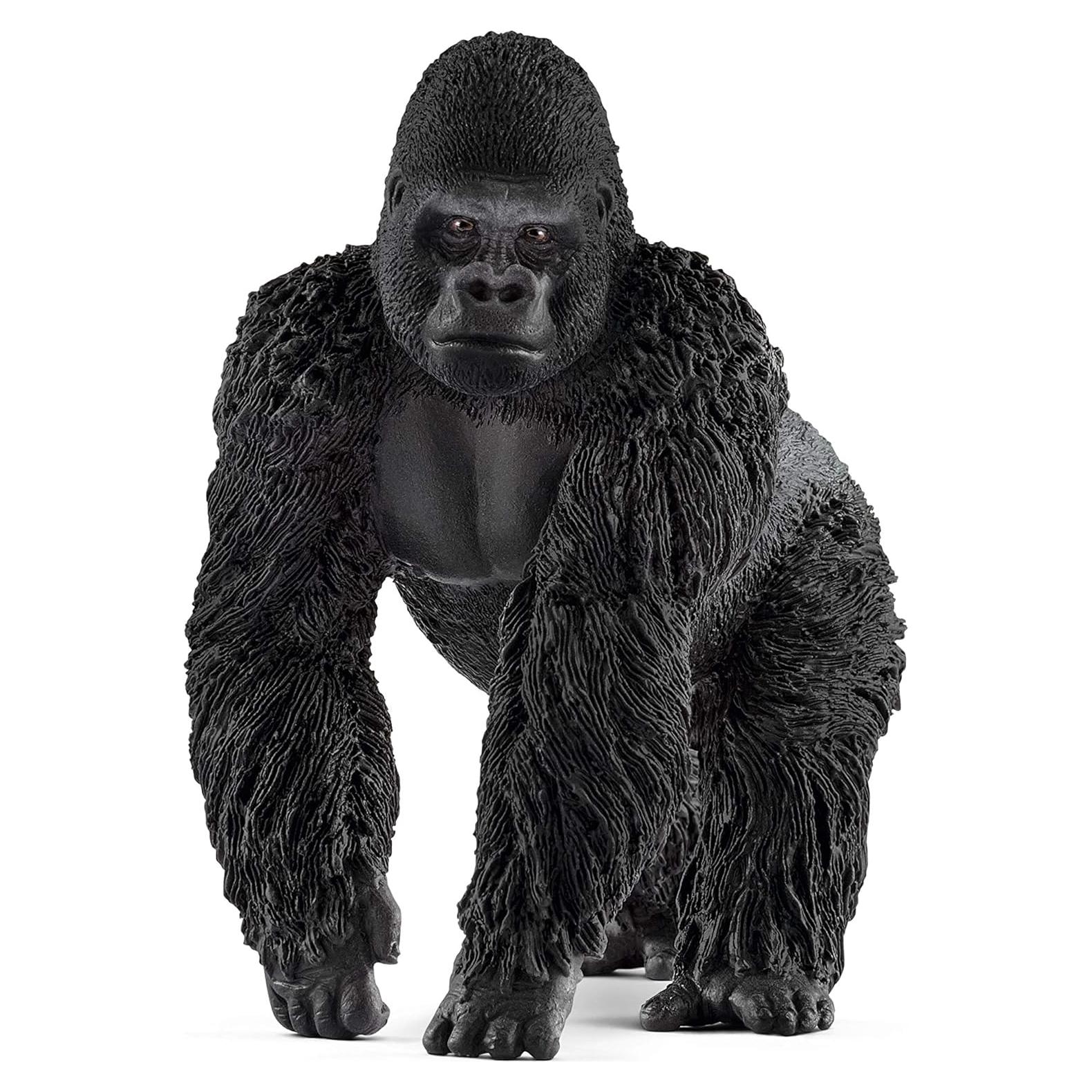 Figura Gorila Macho Realista Schleich Wild Life 9x5.3cm