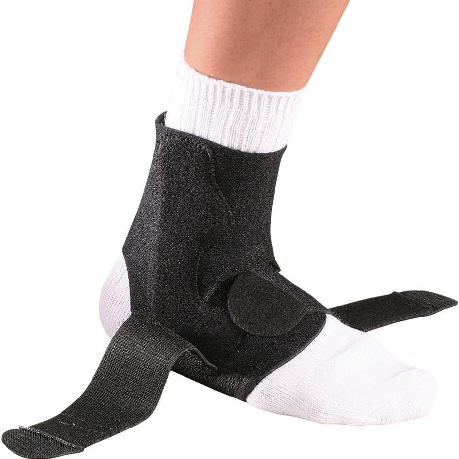 Tobillera Ajustable MUELLER para Esguinces y Artritis - Negro