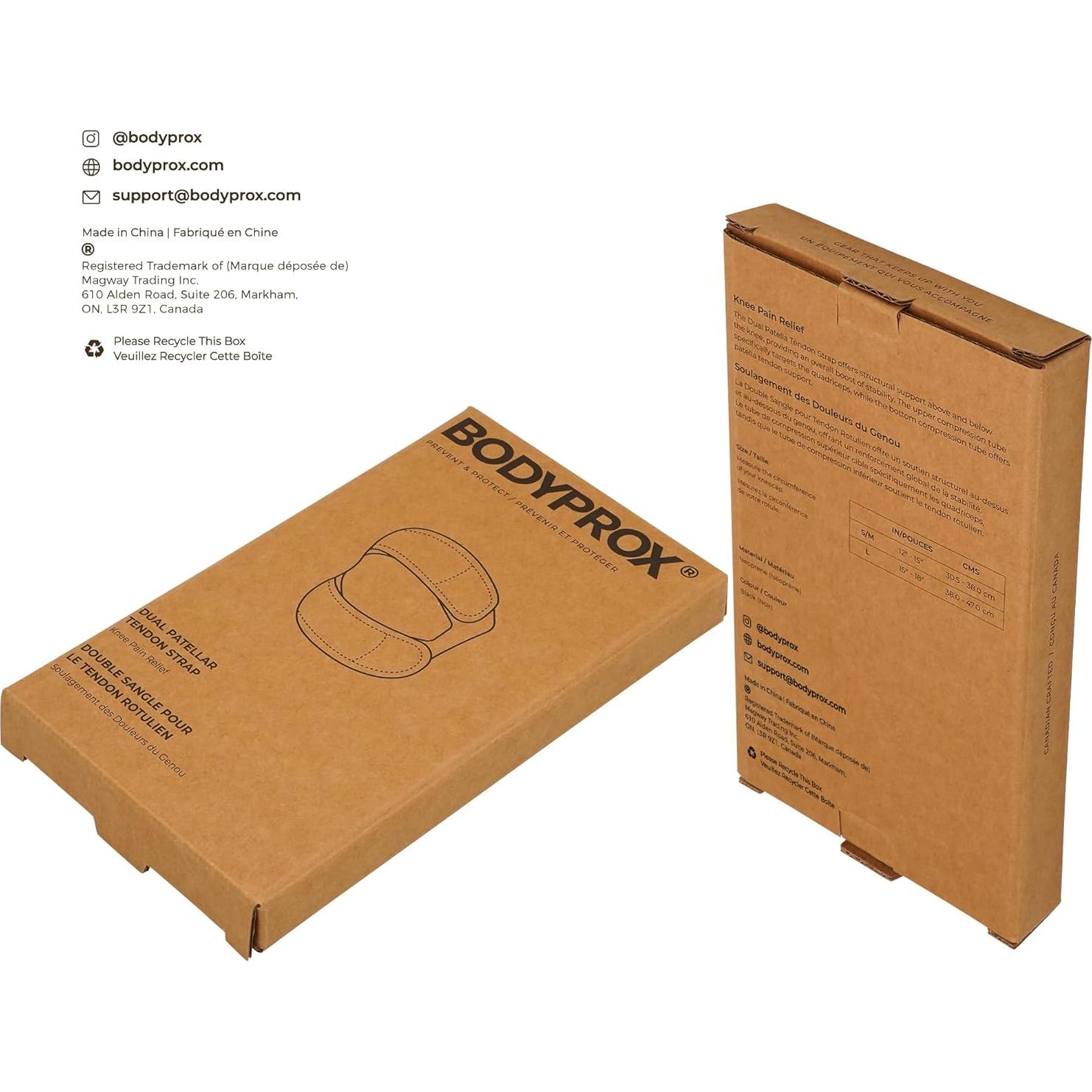 Cinta de Soporte para Tendón Patelar Bodyprox Grande