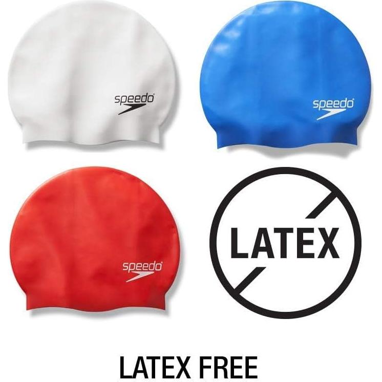 Gorro de natación de silicona Speedo unisex negro