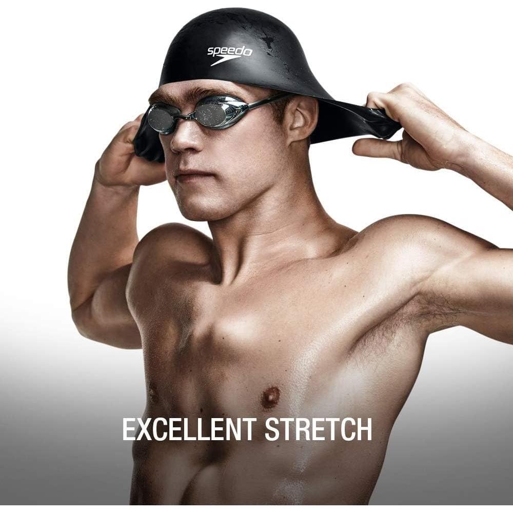 Gorro de natación de silicona Speedo unisex negro