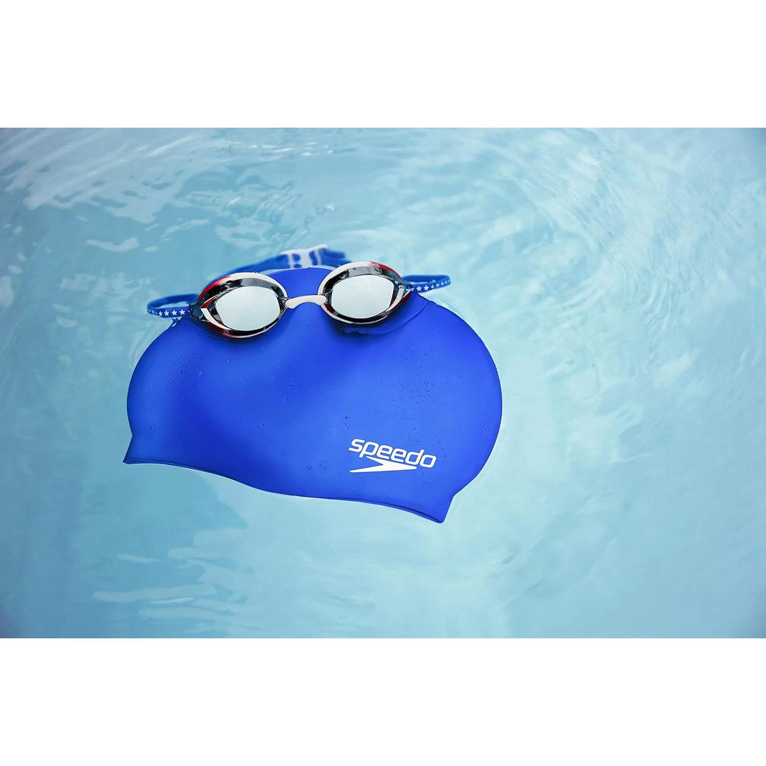 Gorro de natación de silicona Speedo unisex negro