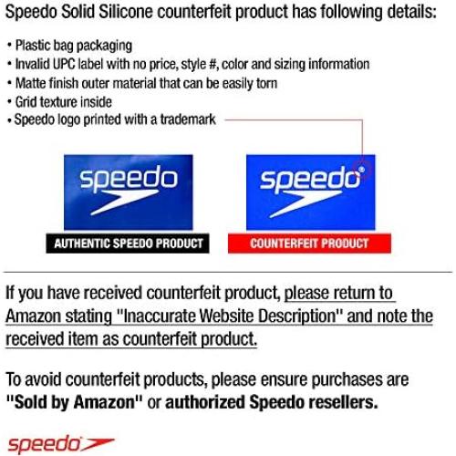 Gorro de natación Speedo de silicona elastomérica negro