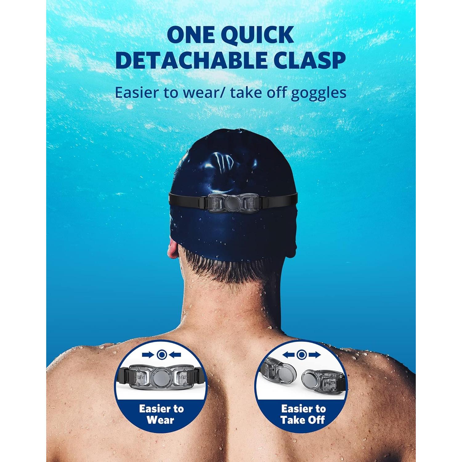 Gafas de natación Aegend Aqua, sin fugas, protección UV