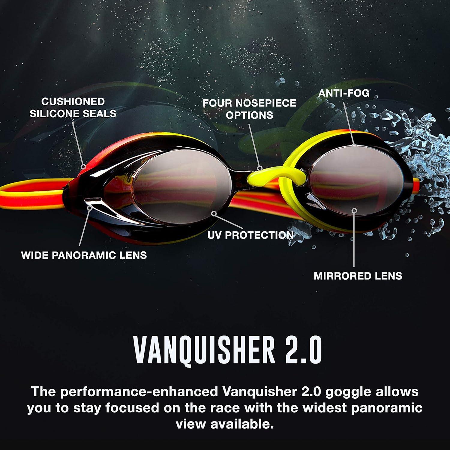 Gafas de natación Speedo Mirrored Vanquisher 2.0 Plata