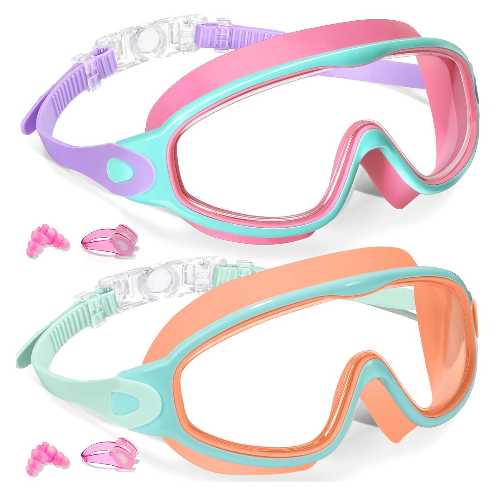 Gafas de natación Keary para niños 3-15 años UV y anti-vaho