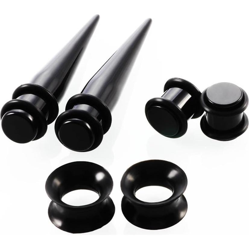 Kit de Estiramiento de Orejas JieyueJewelry 50 Piezas 14G-00G