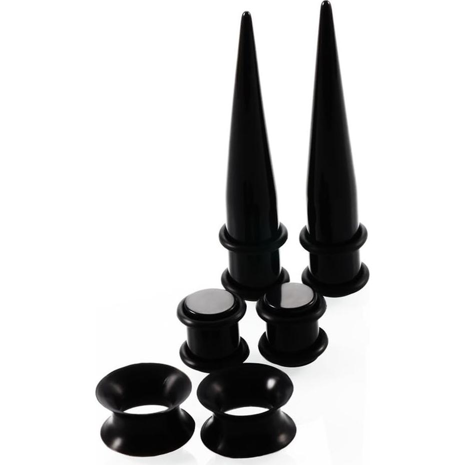 Kit de Estiramiento de Orejas JieyueJewelry 50 Piezas 14G-00G