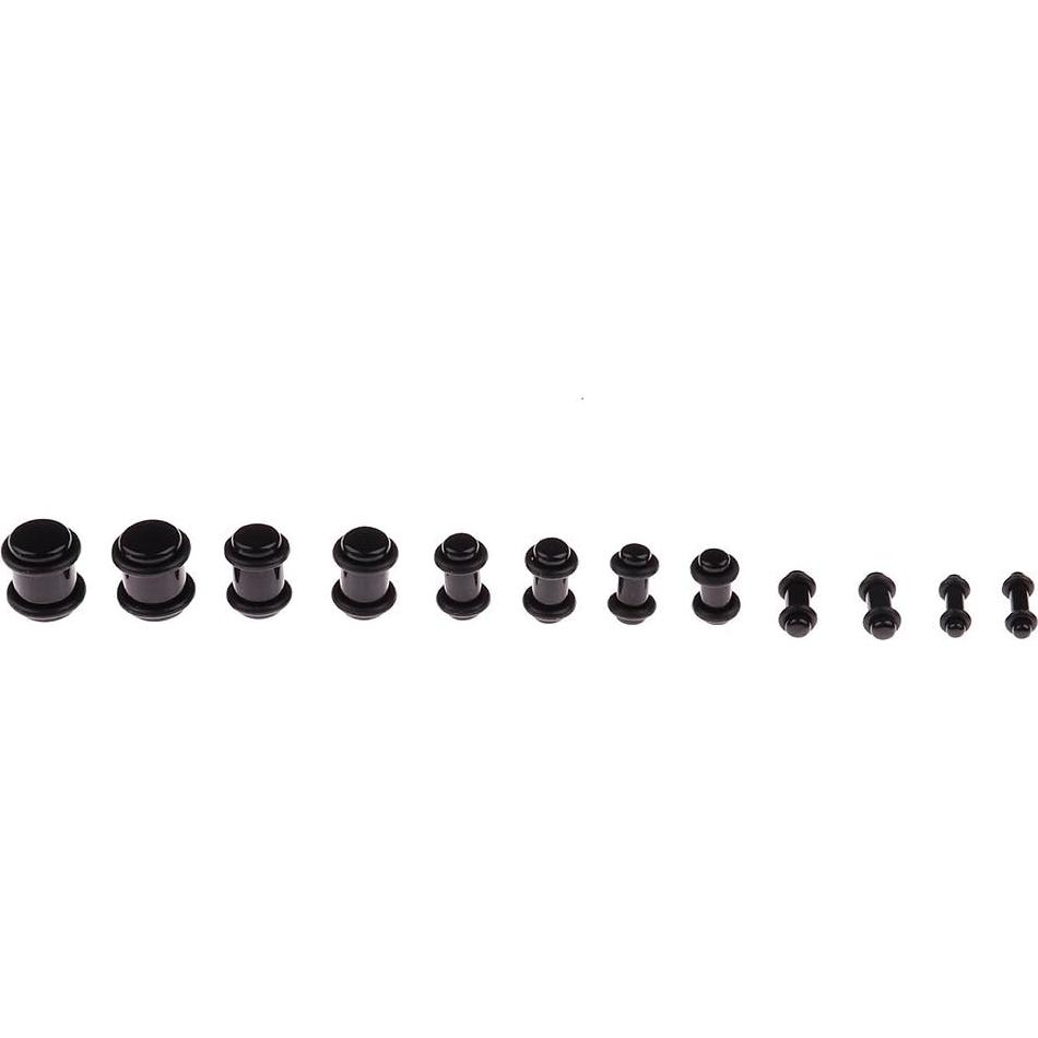 Kit de Estiramiento de Orejas JieyueJewelry 50 Piezas 14G-00G